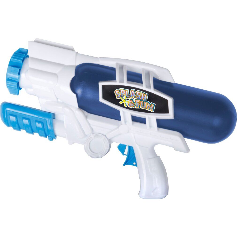 VEDES Großhandel GmbH - Ware Splash & Fun Wasserpistole m.it Pump- und Schussfunktion 28 cm
