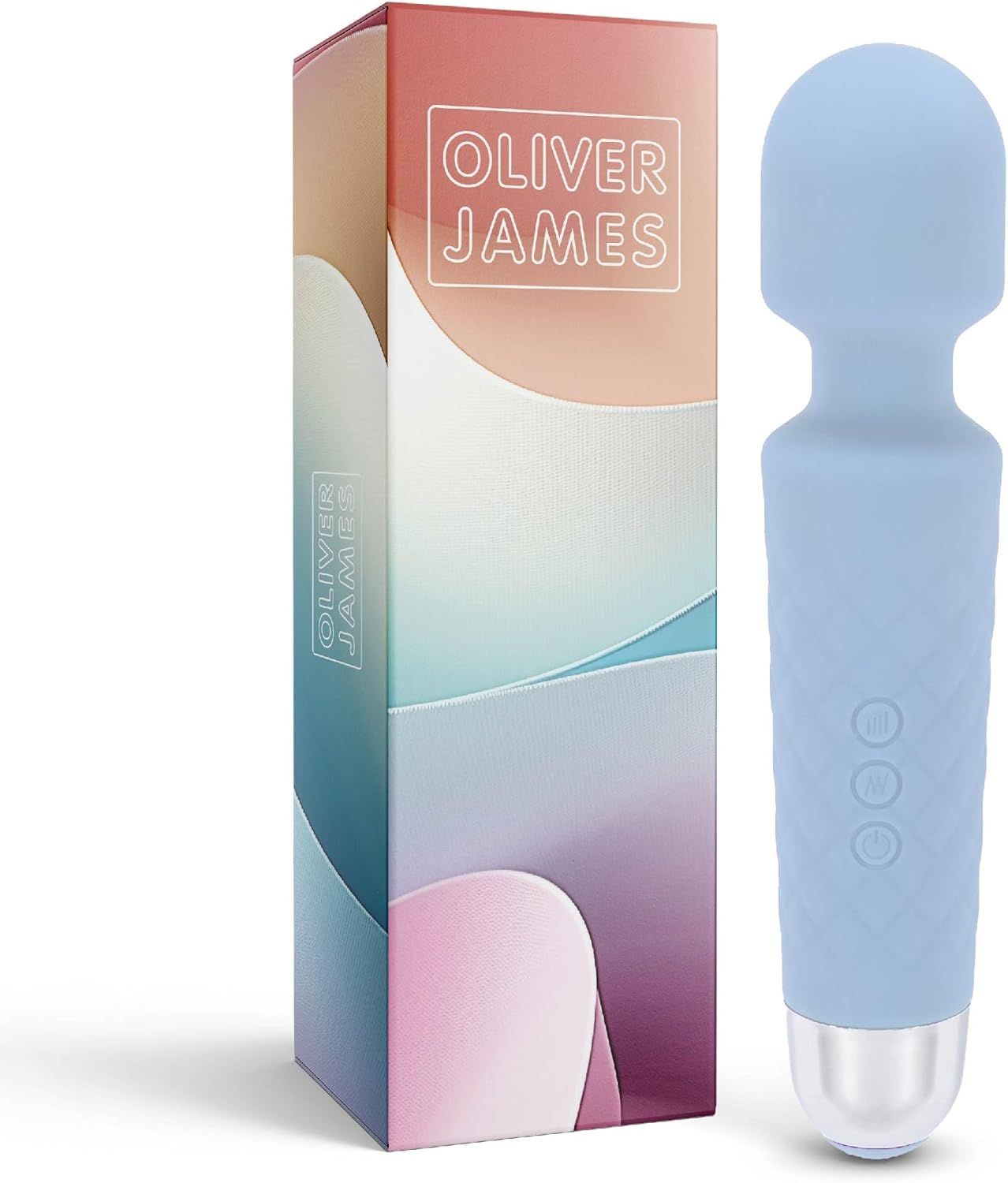 Oliver James Vibrator für Frauen - Leise & Leistungsstark Pastellblau