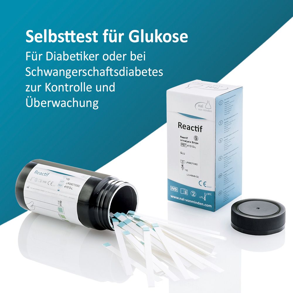 Reactif Diabetes Test - Urin Teststreifen für Glukose