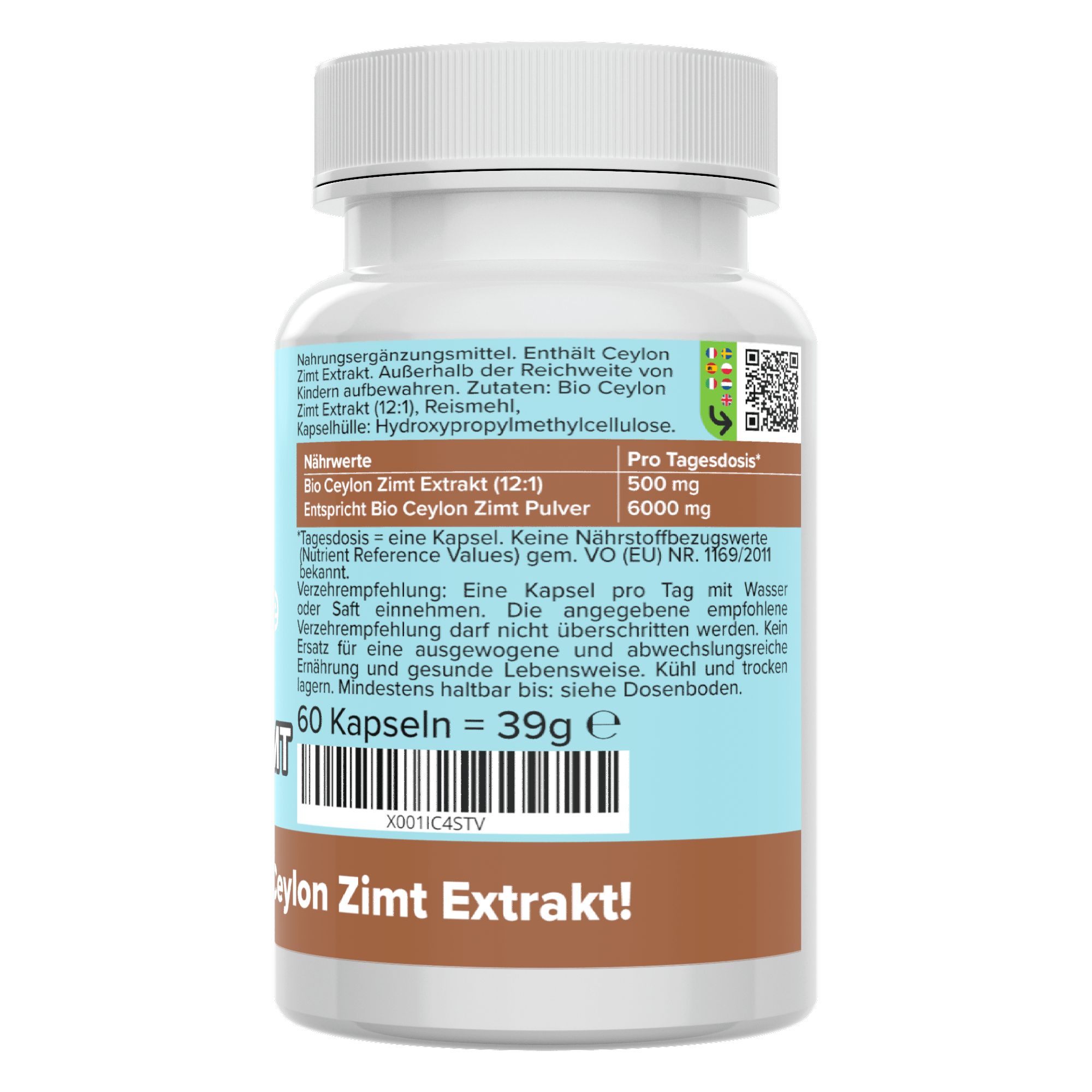 Bio Ceylon Zimt Kapseln - Vitamineule®