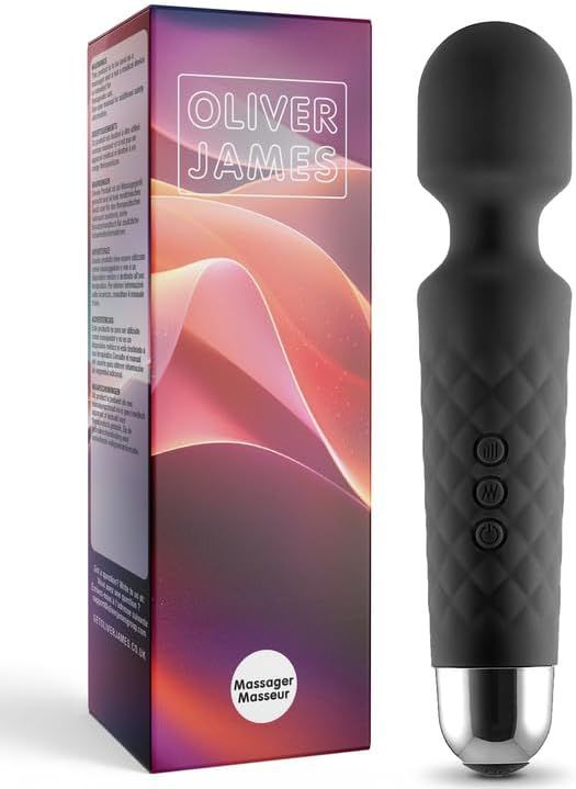 Oliver James Vibrator für Frauen - Leise & Leistungsstark Schwarz