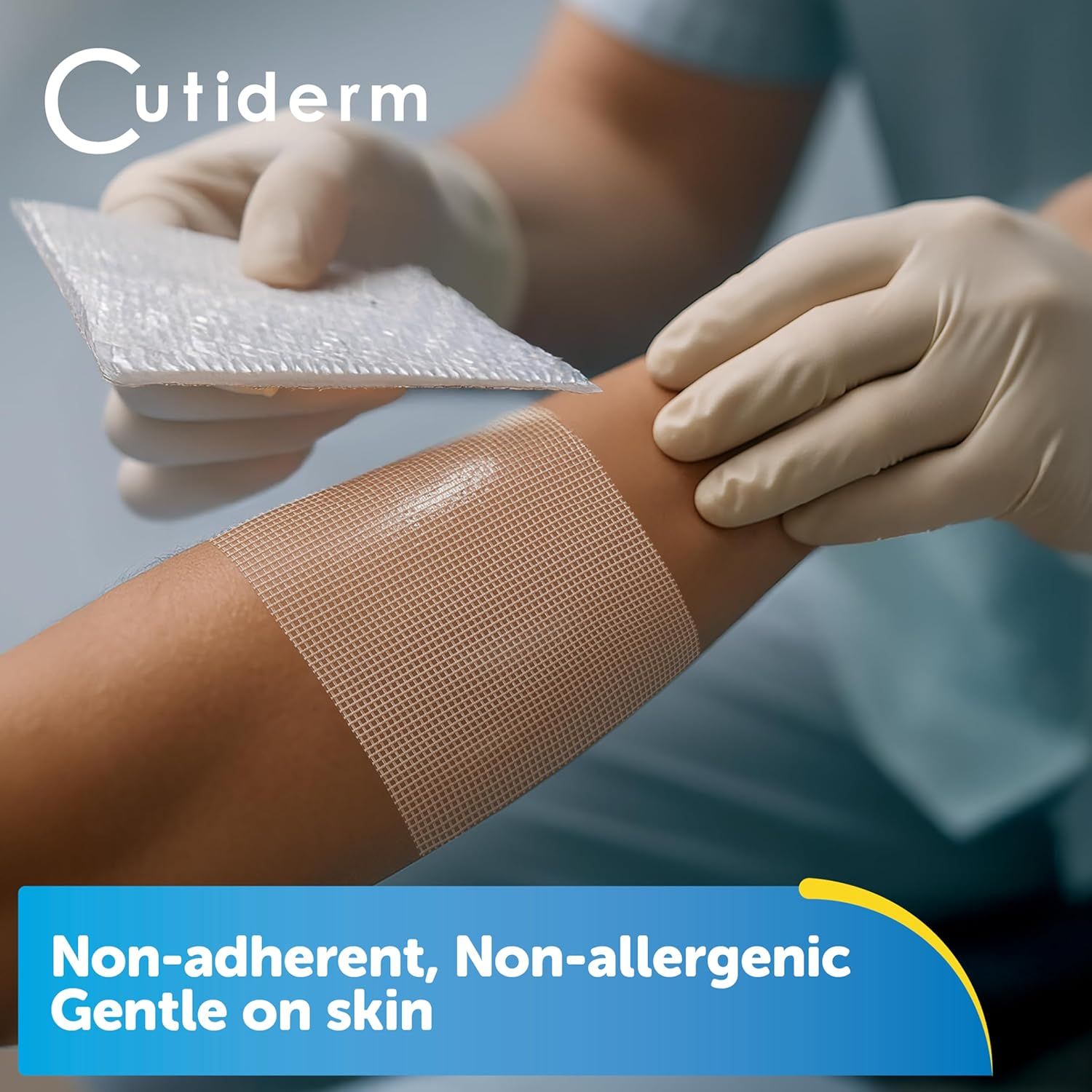 Cutiderm sterile Paraffingaze Kompresse 10 cm x 10 cm