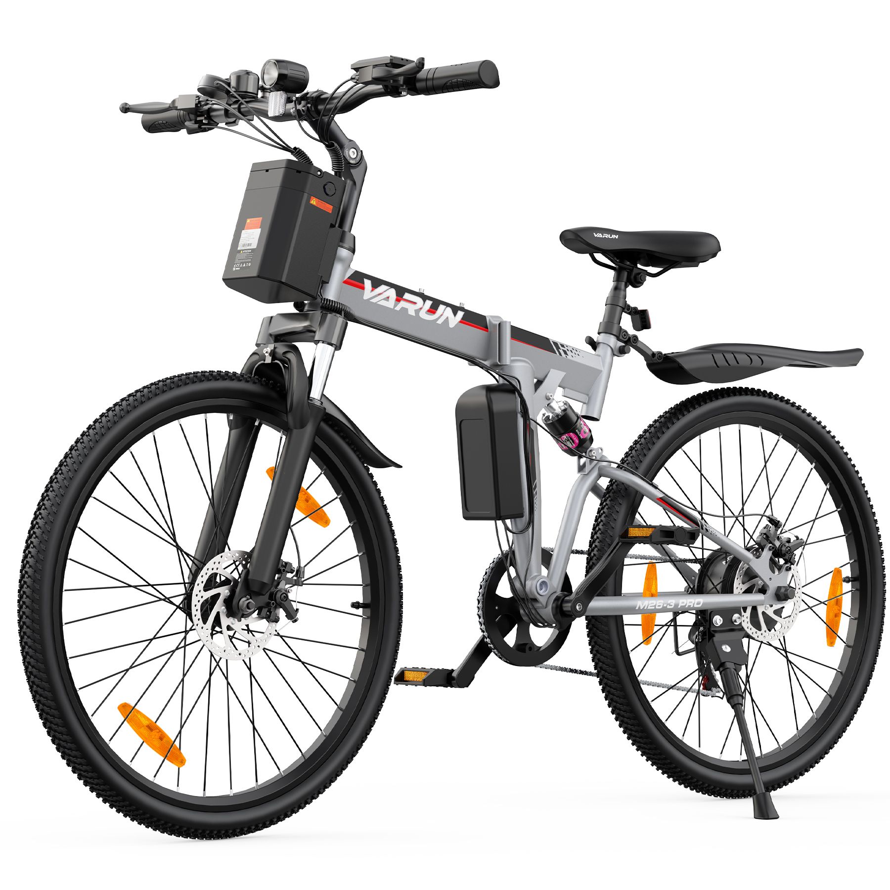 VARUN M26-3 PRO Faltbares E-Bike, 48V 7,8Ah Akku, Vollfederung