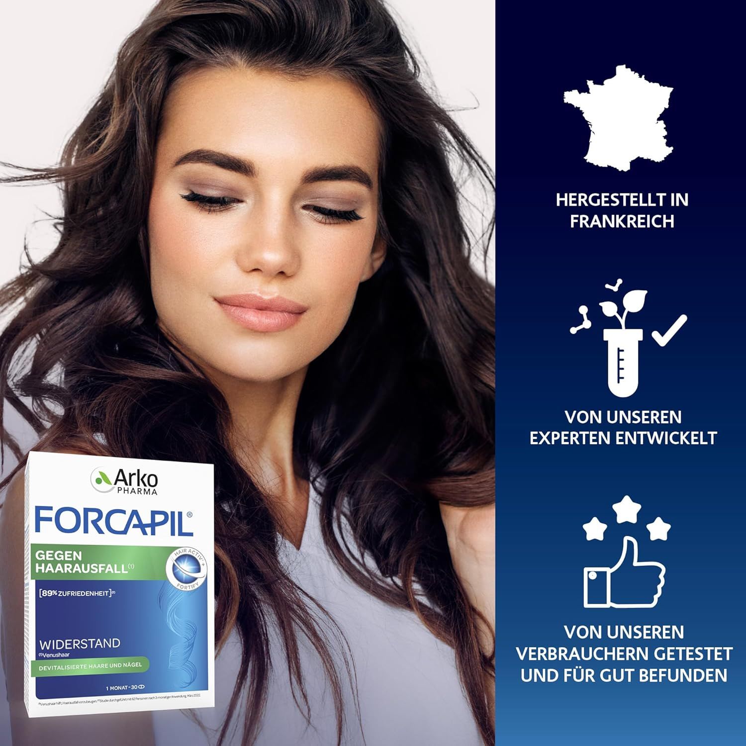Arkopharma FORCAPIL Gegen Haarausfall Tabletten