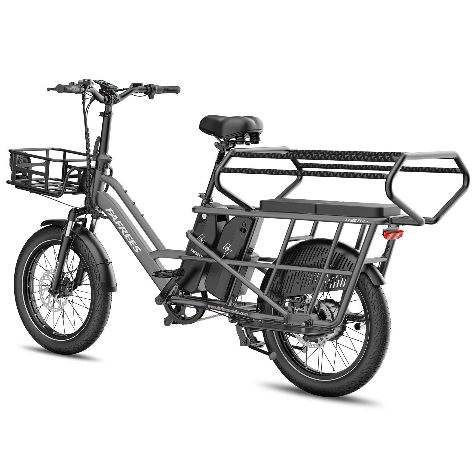 FAFREES FF20 CUV Modulares Longtail-E-Bike – Dual-Akku 30 Ah