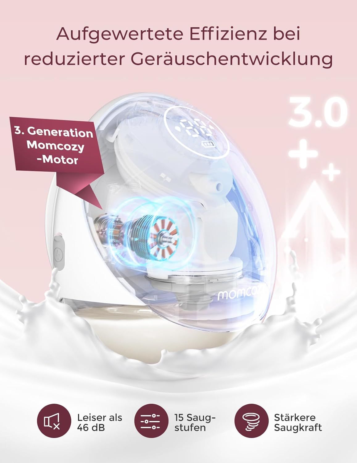 Momcozy Freihändige Milchpumpe Mobile Flow