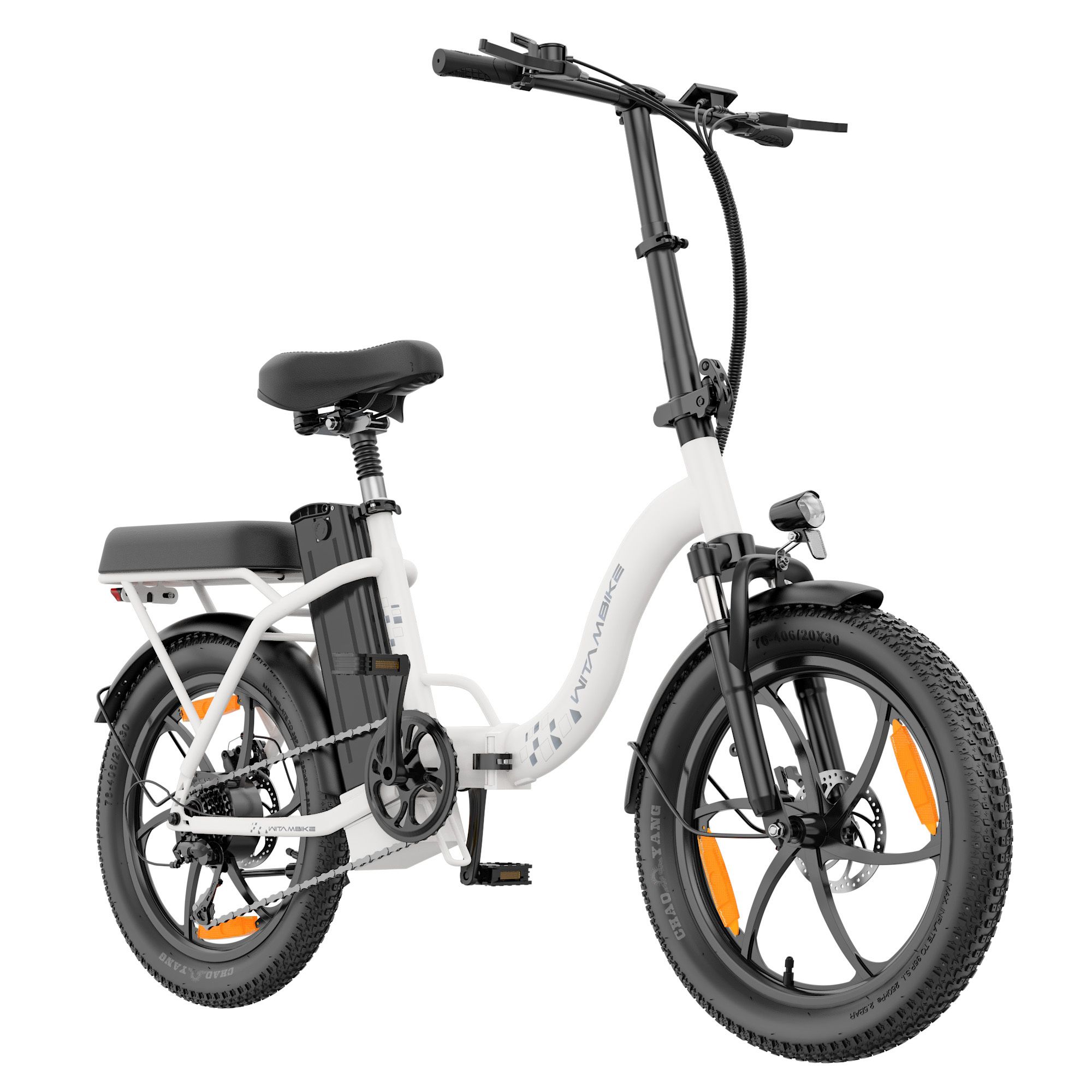 WITAMBIKE C16 Elektrisches Klapprad mit herausnehmbarem 48V-16Ah-Akku