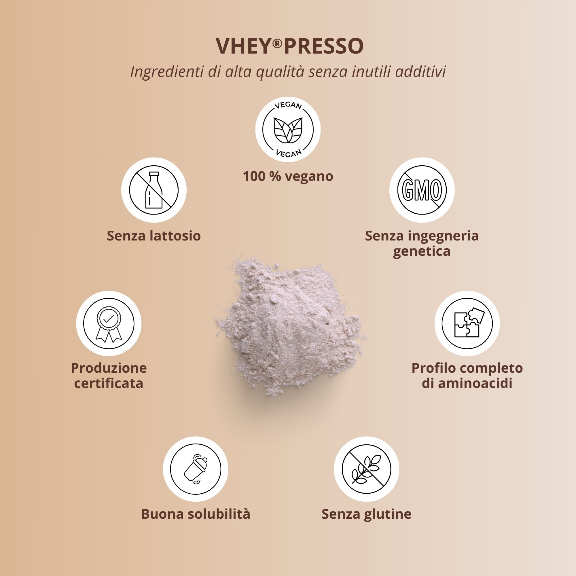 nutri+ Proteinkaffee Vegan - Vheypresso 800g