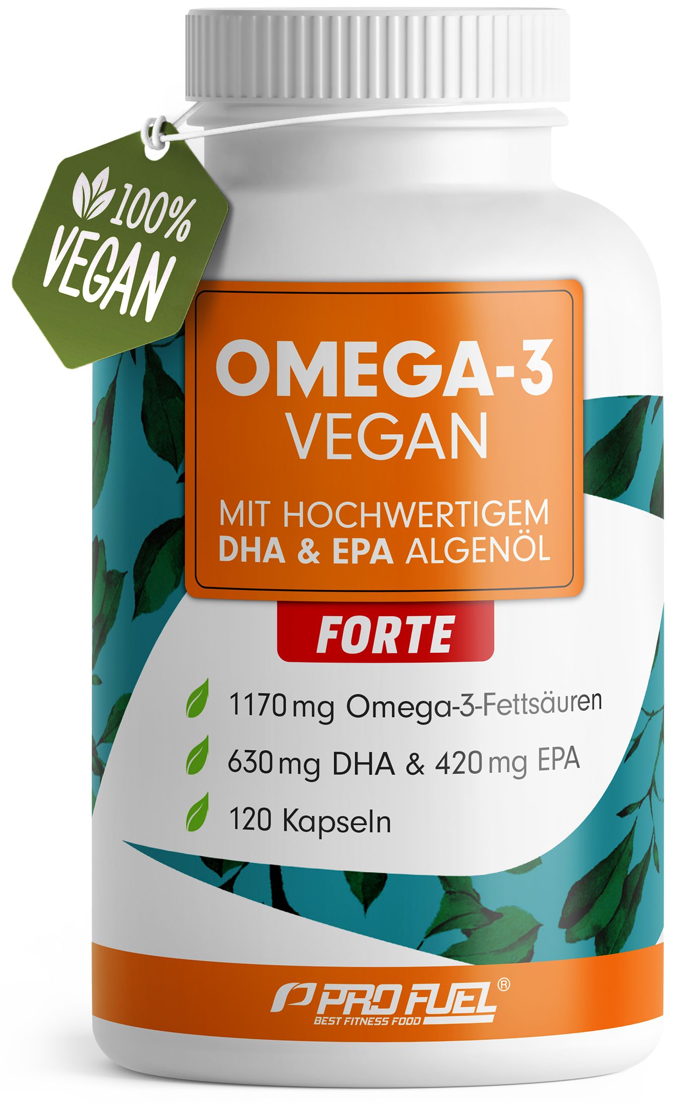 ProFuel - Omega-3 Vegan FORTE DHA + EPA - optimal hochdosiert & vegan