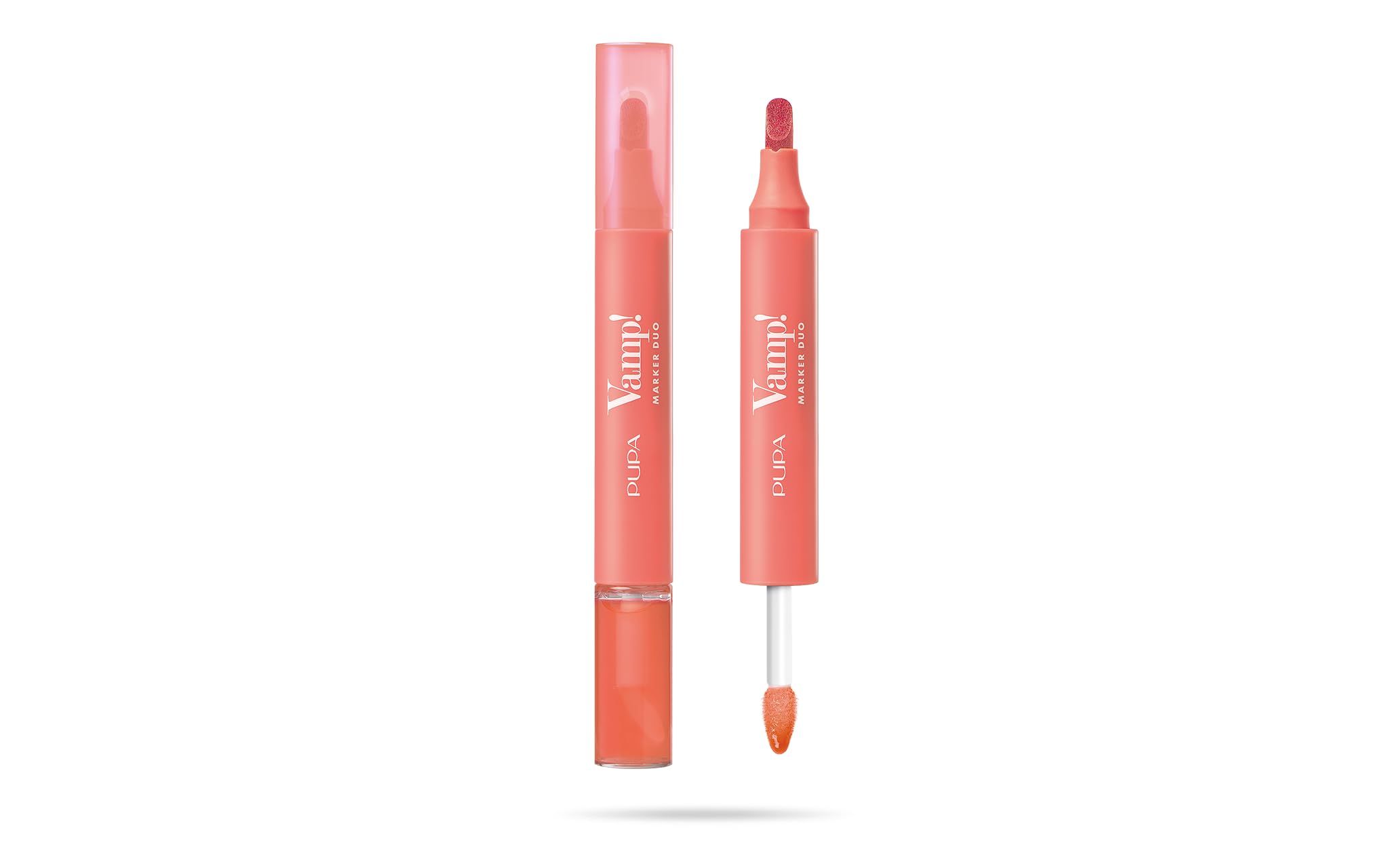 Pupa Rossetto + Gloss Vamp! Marker Duo 008 Orange Sorbet