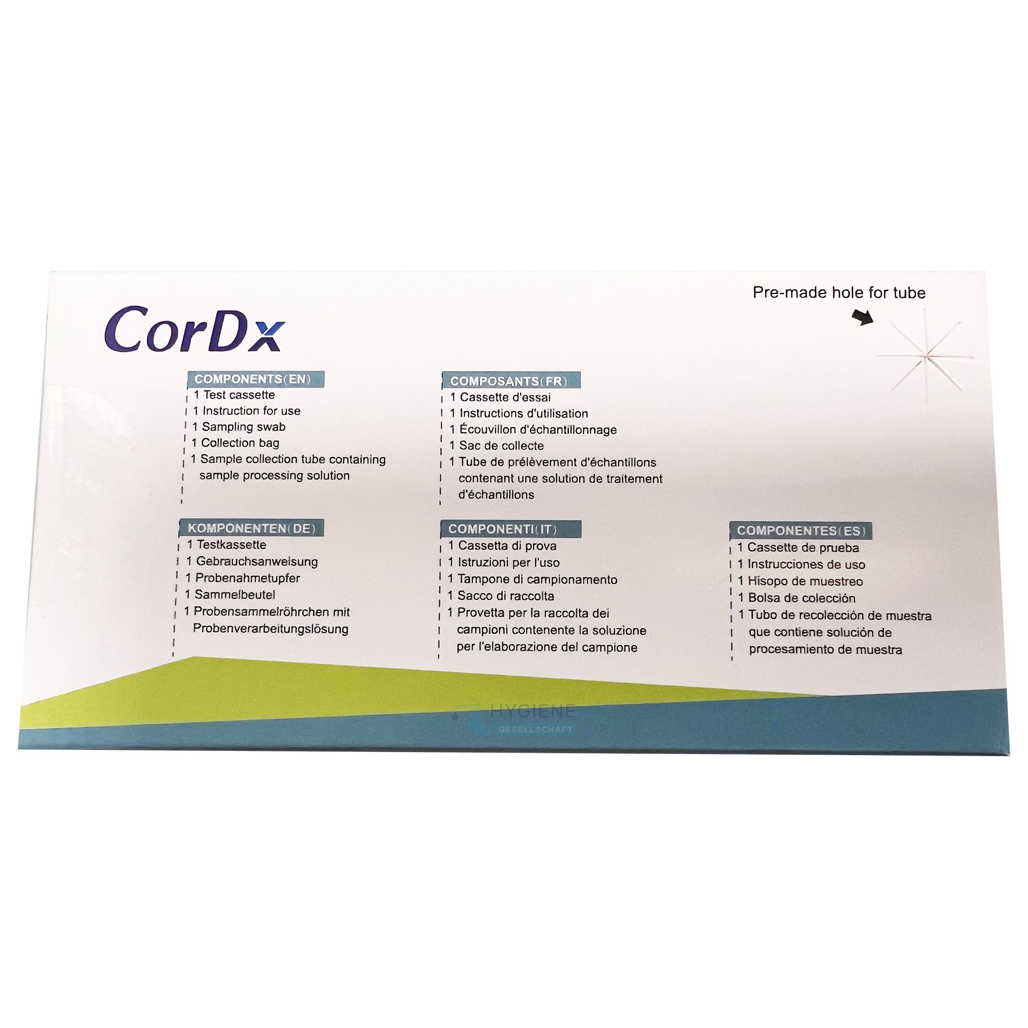 4in1 Antigentest für Influenza A/B + COVID-19 + RSV + GRATIS NANO FFP2 1 St  