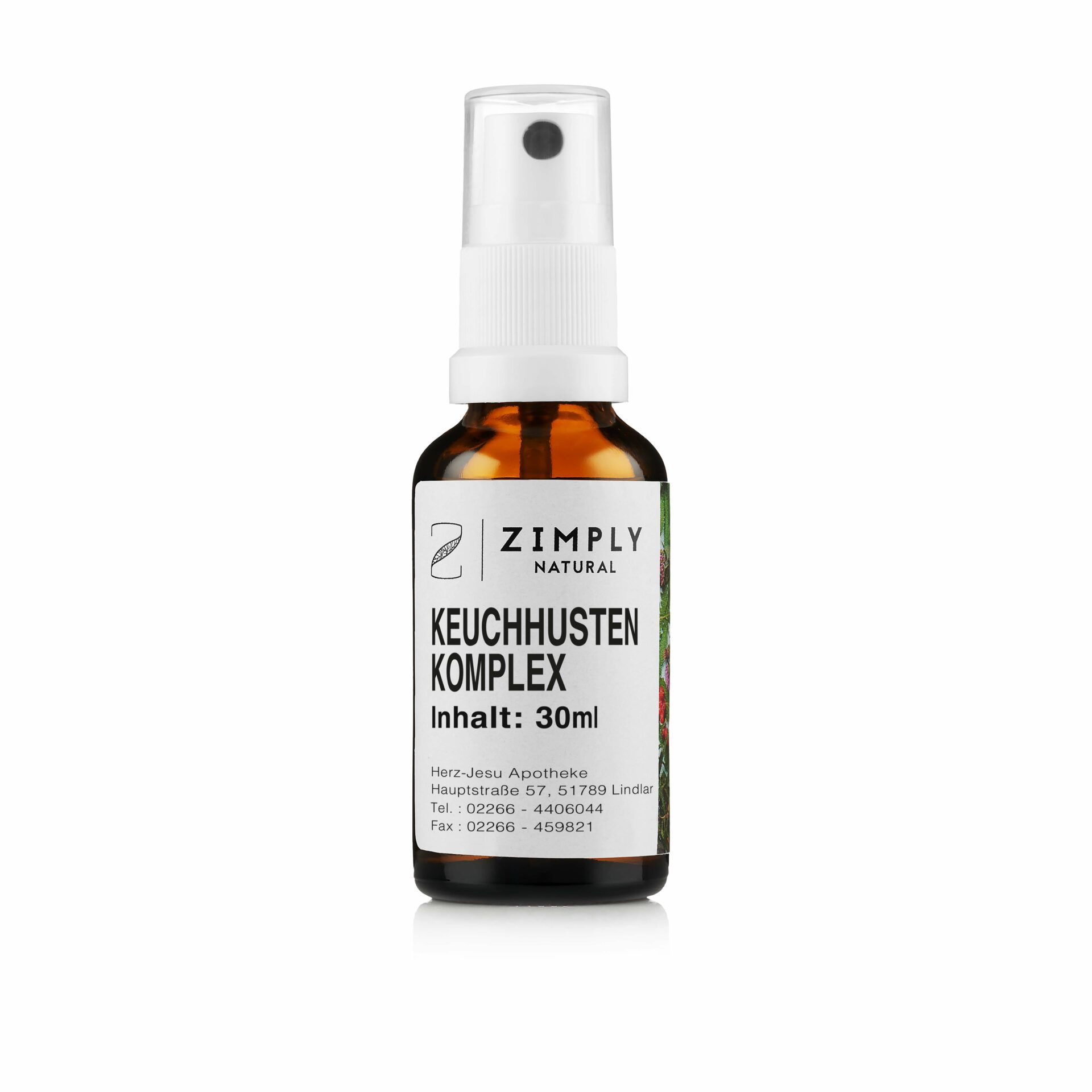 ZIMPLY NATURAL Keuchhusten Komplex Spray