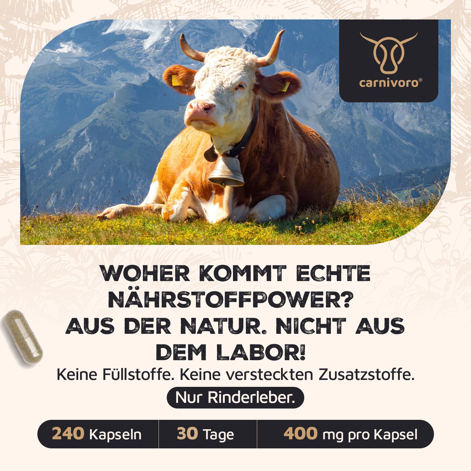 Carnivoro® Grass Fed Beef Liver