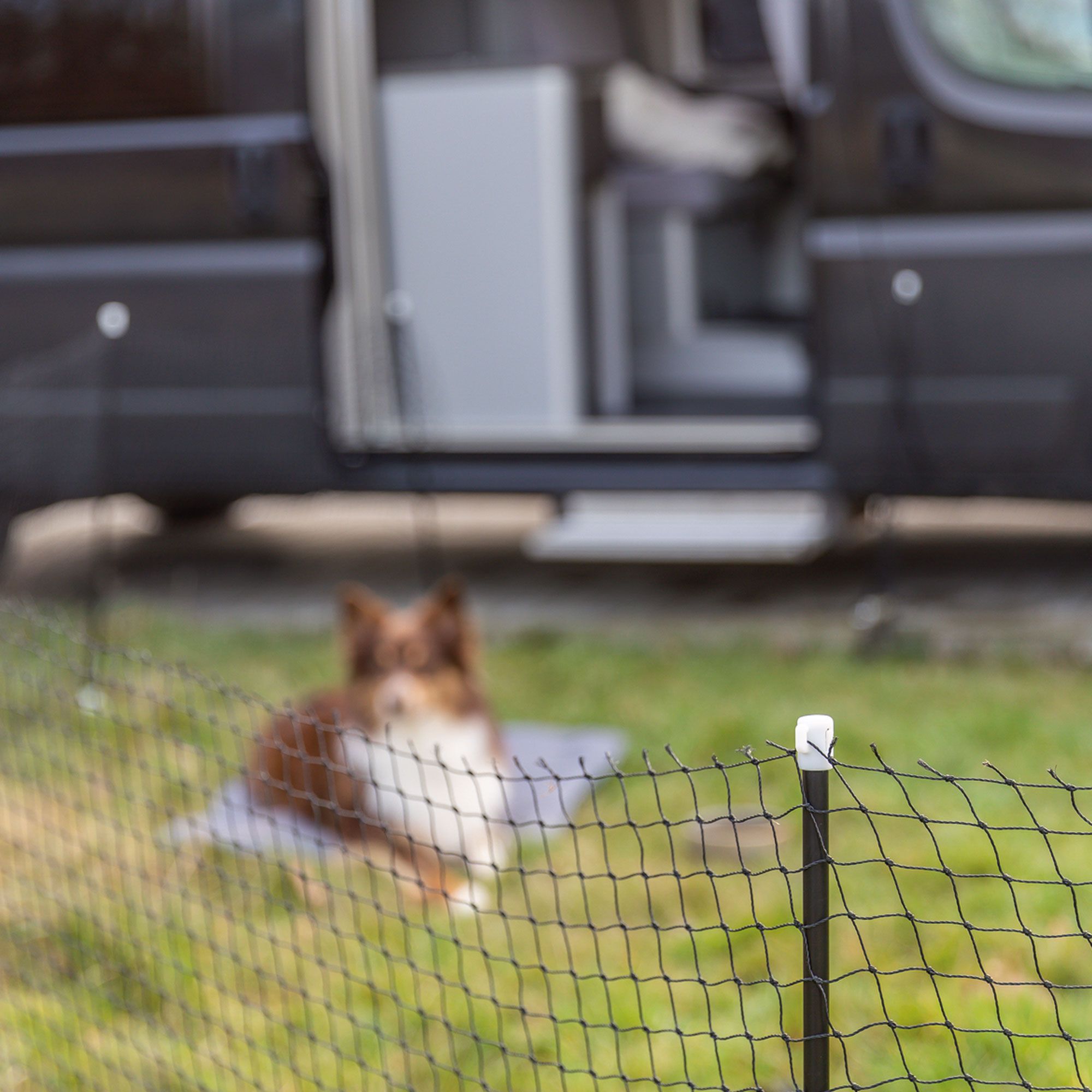 Trixie Mobiler Hundezaun - ob unterwegs auf Reisen oder im Garten