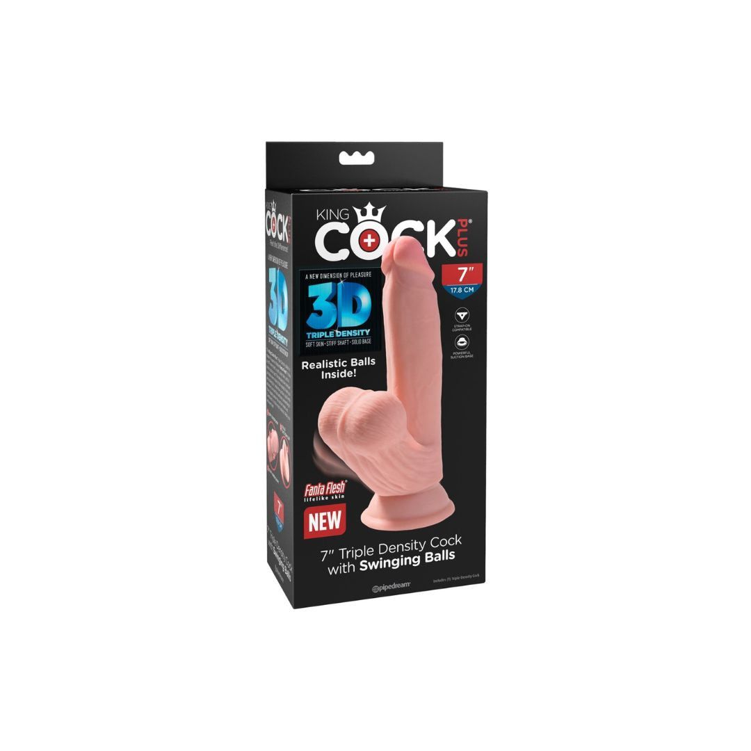 King Cock Dildo „Triple Density“, 21,5 cm