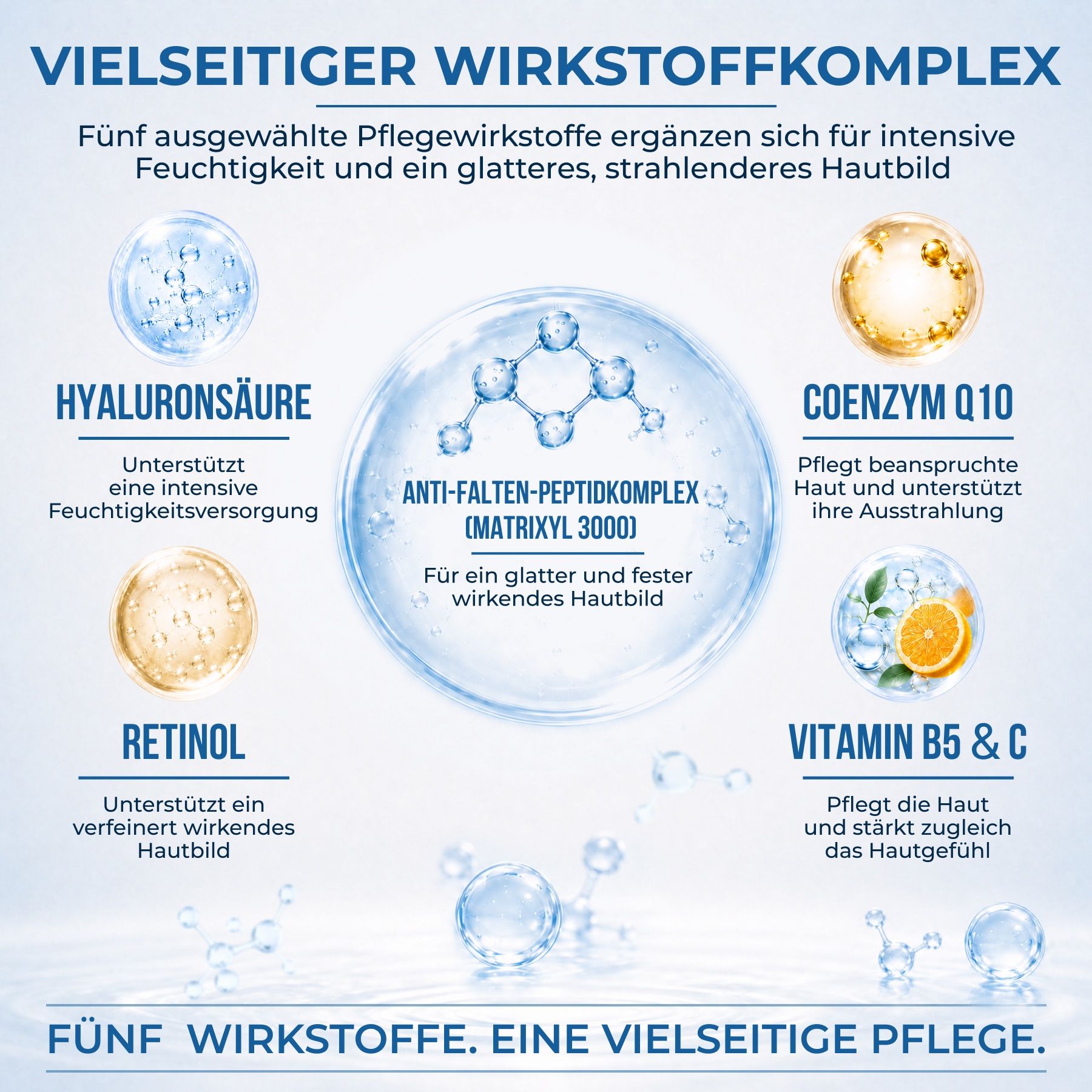 P-beauty Hyaluronic Acid Serum Hyaluronsäure Anti Aging für Gesichtspflege