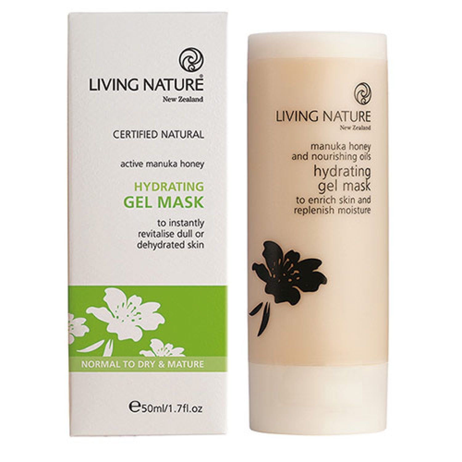 Living Nature certified natural Hydrating Gel Mask