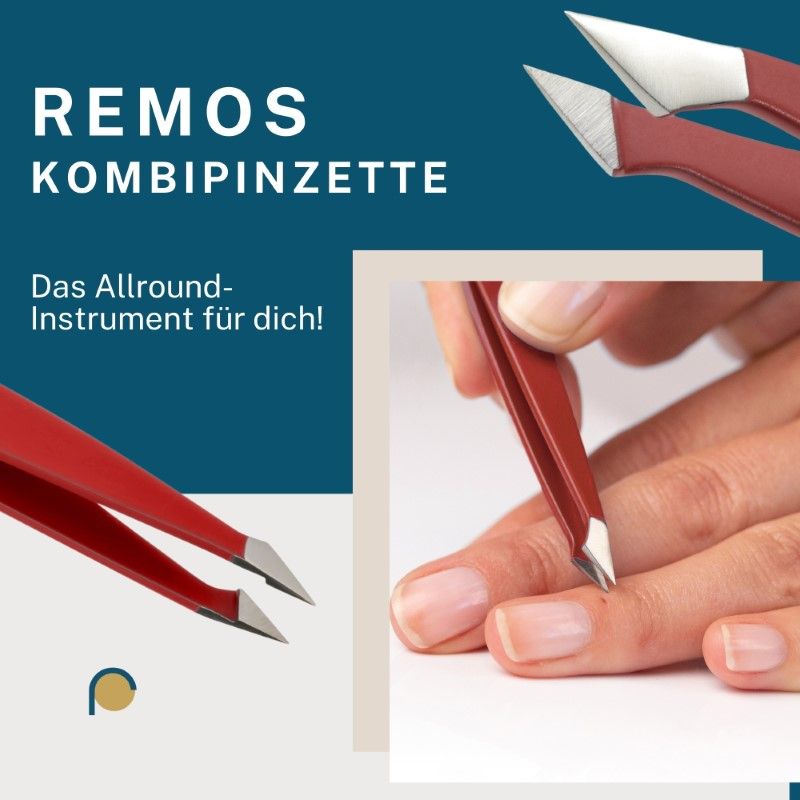 REMOS Kombipinzette schräg & spitz