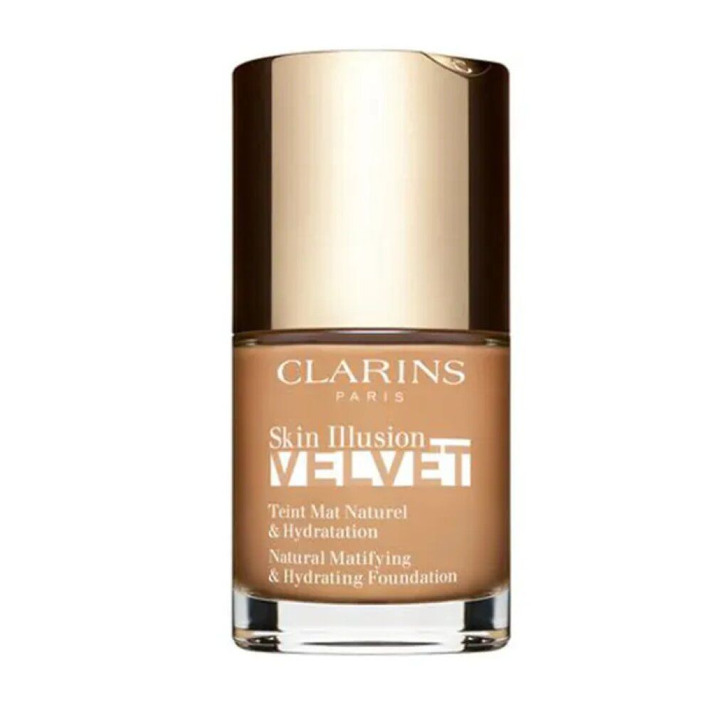Clarins Skin Illusion Velvet Flüssiges mattierendes Make-up