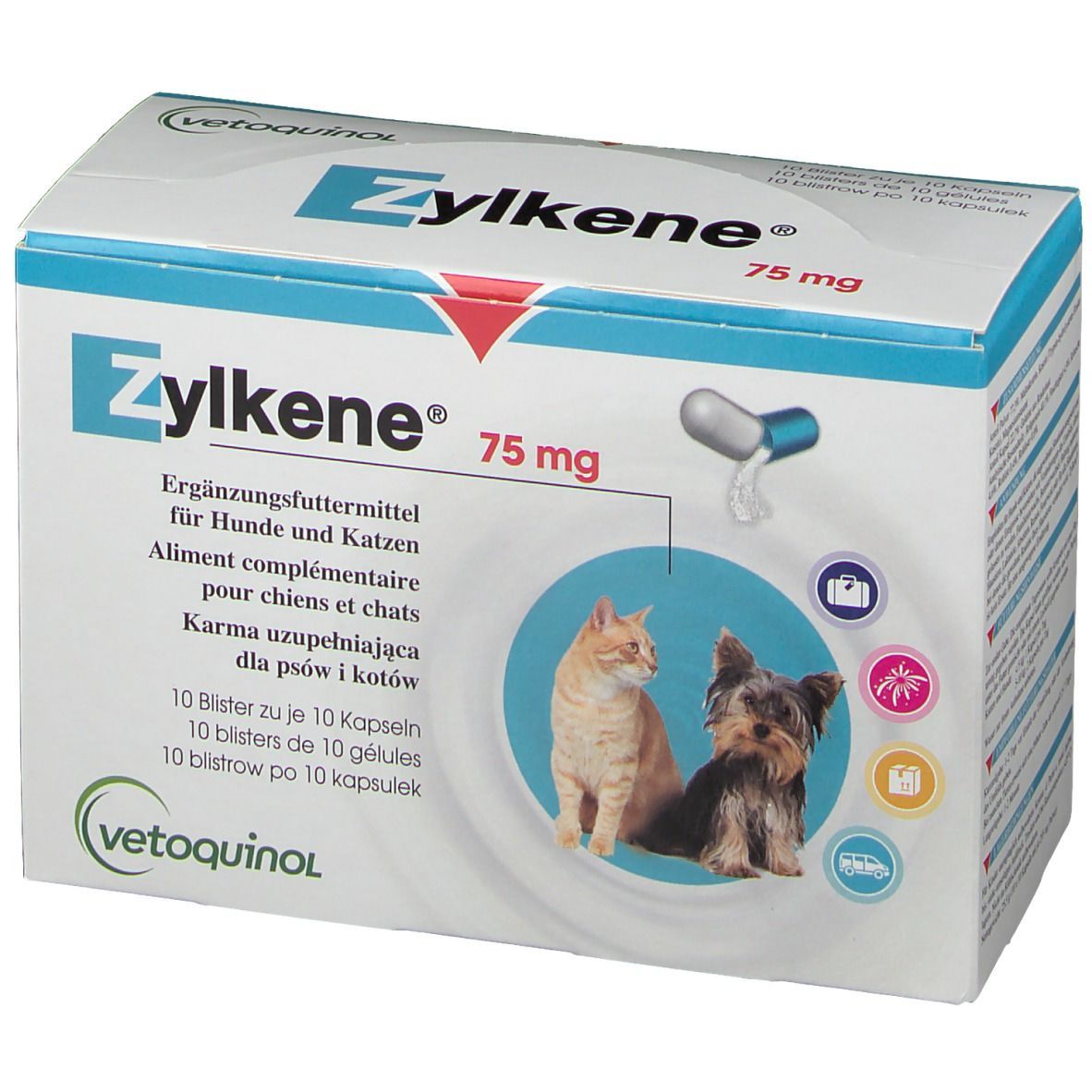 Zylkène® 75 mg für Hunde und Katzen