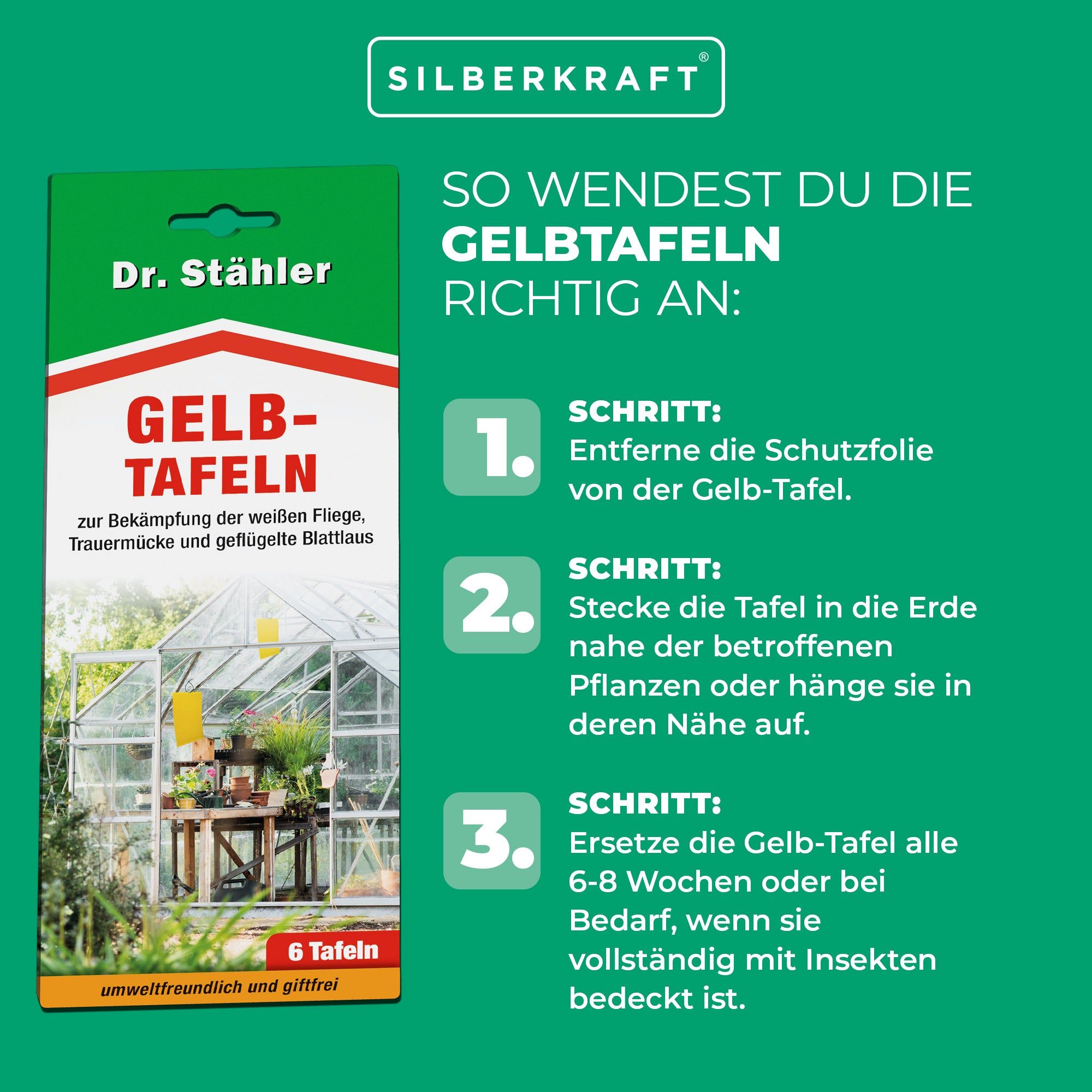 SILBERKRAFT Effektive Gelb-Tafeln