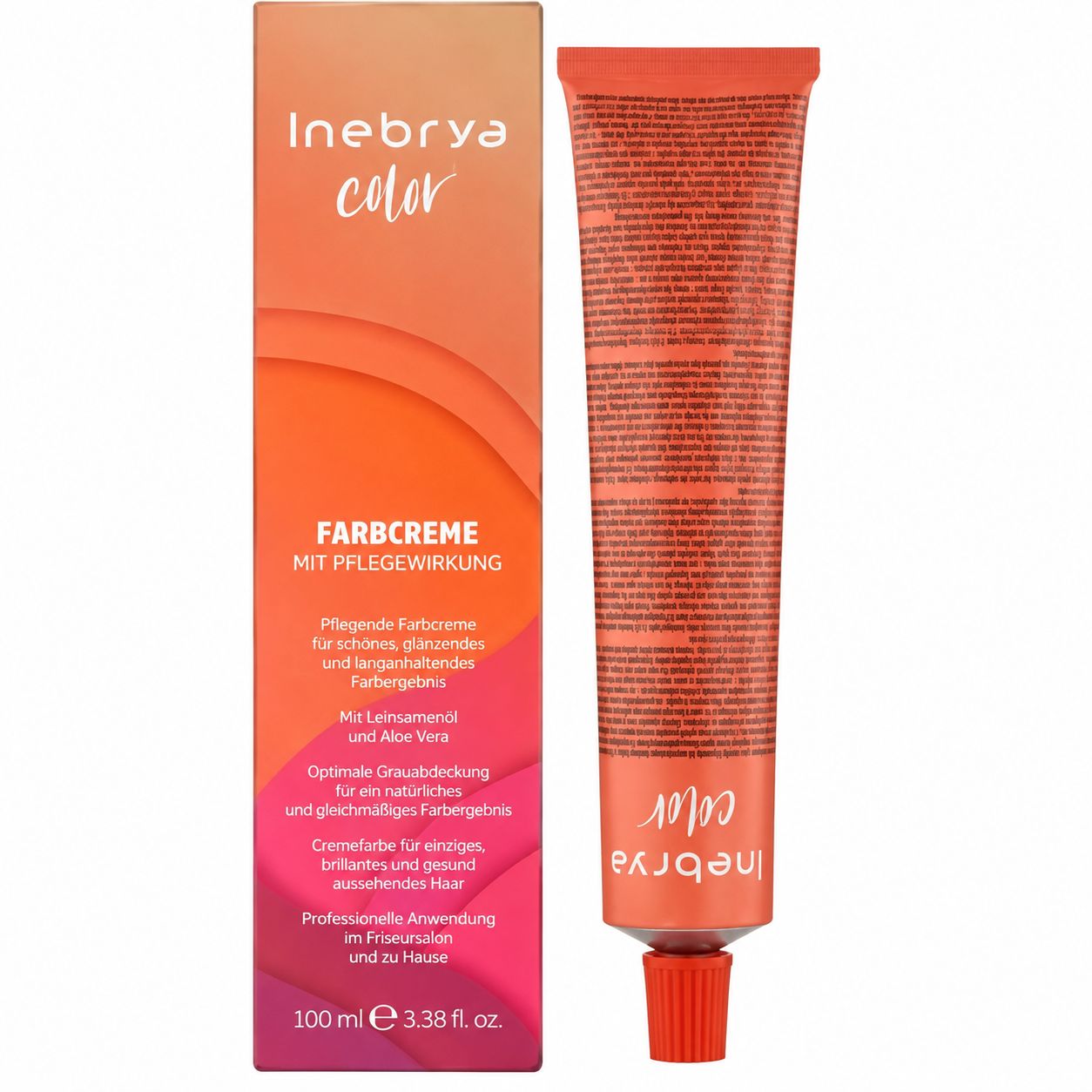 Inebryia Color Farbcreme mit Pflegewirkung, 100 ml.