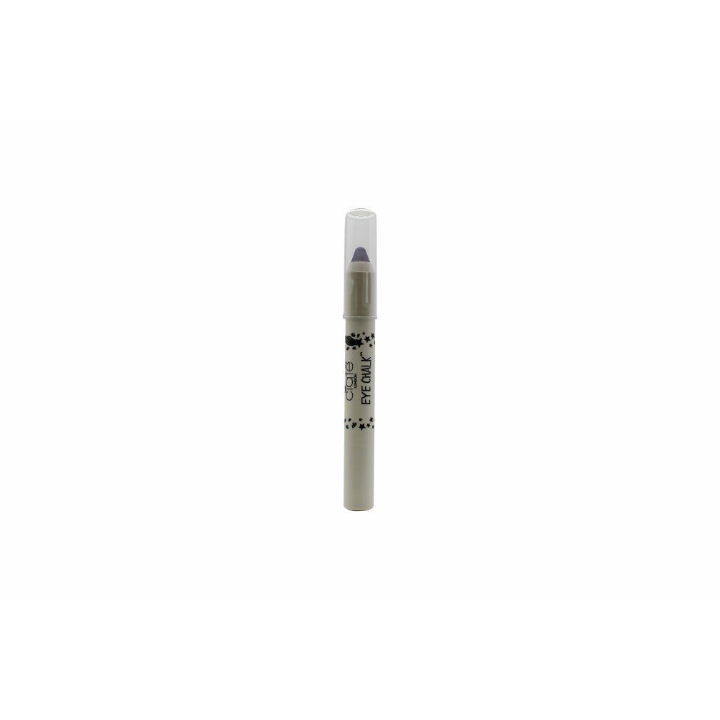 Grauer Augenstift mit transparenter Kappe. Aufschrift "EYE CHALK".