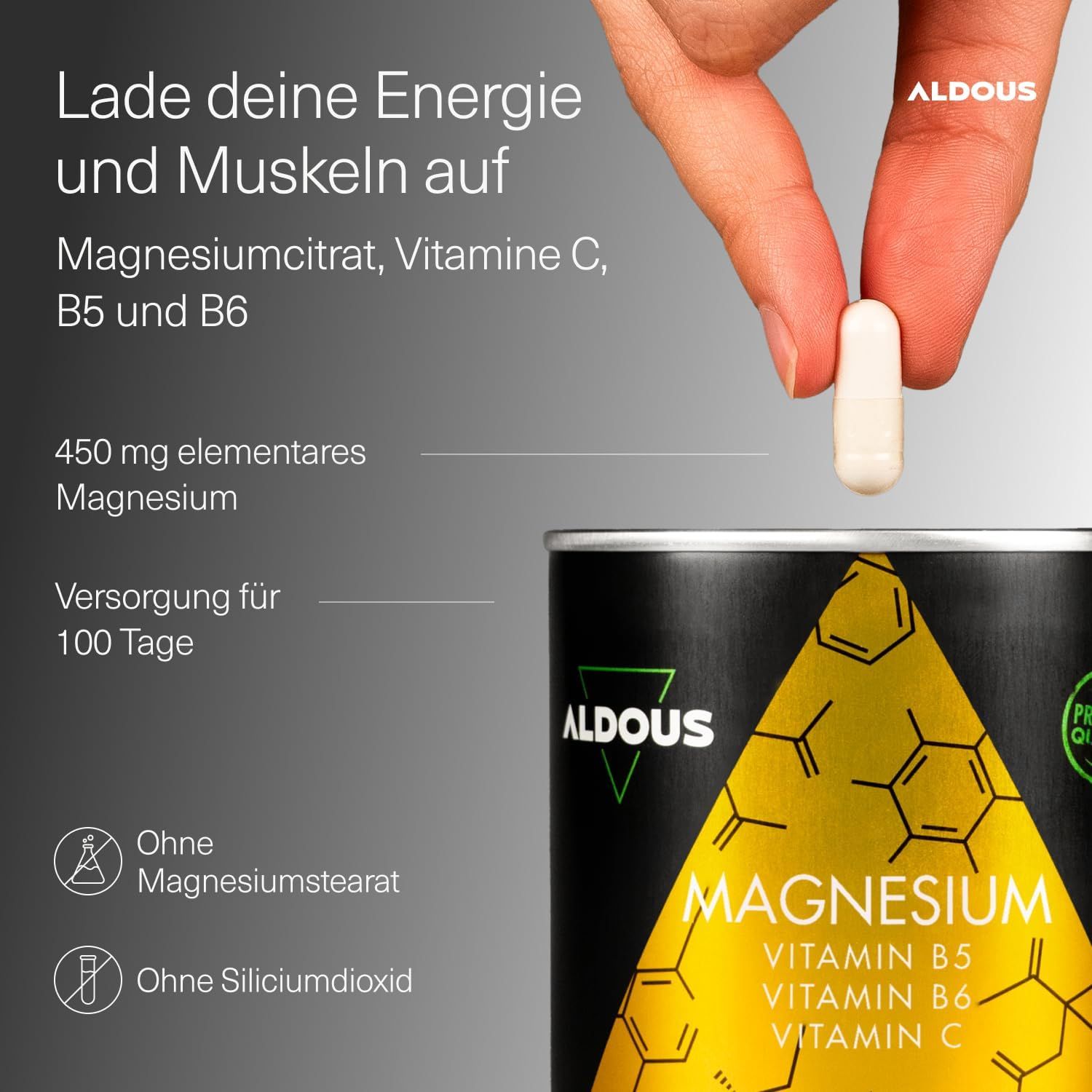 Aldous Magnesiumcitrat Kapseln