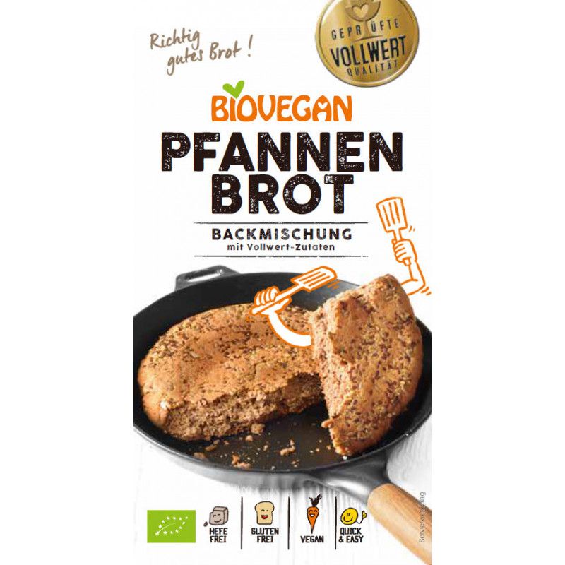 Biovegan - Brotbackmischung Pfanne, BIO