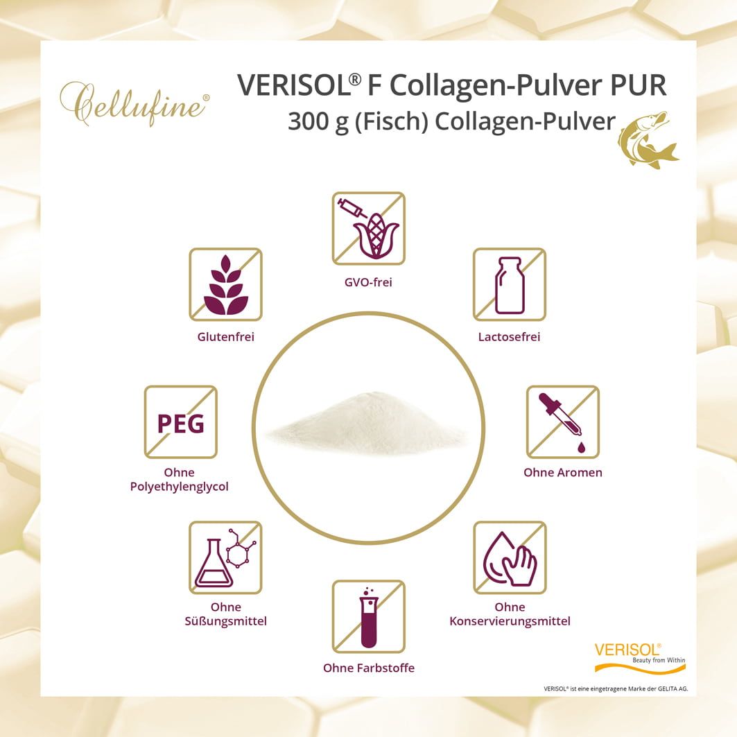 Cellufine® VERISOL® F (Fisch) Collagen-Peptide - marines Collagen-Pulver PUR