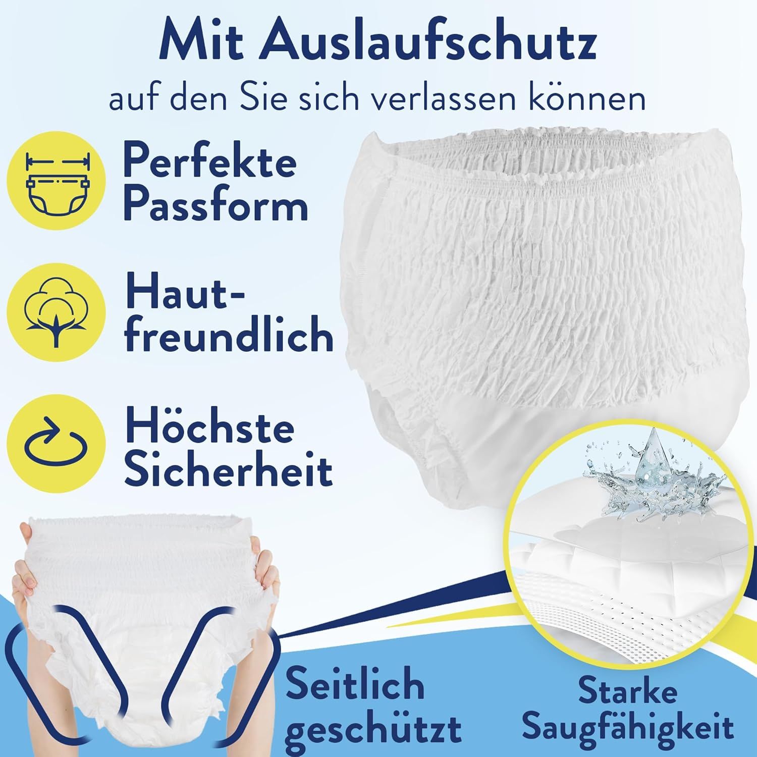 KERA® saugstarke Inkontinenz Windeln für Erwachsene - atmungsaktive Windelhosen