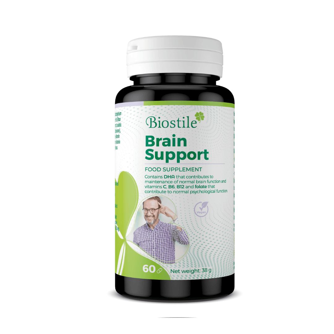 Biostile Brain Support Dose mit 60 Kapseln, Food Supplement.