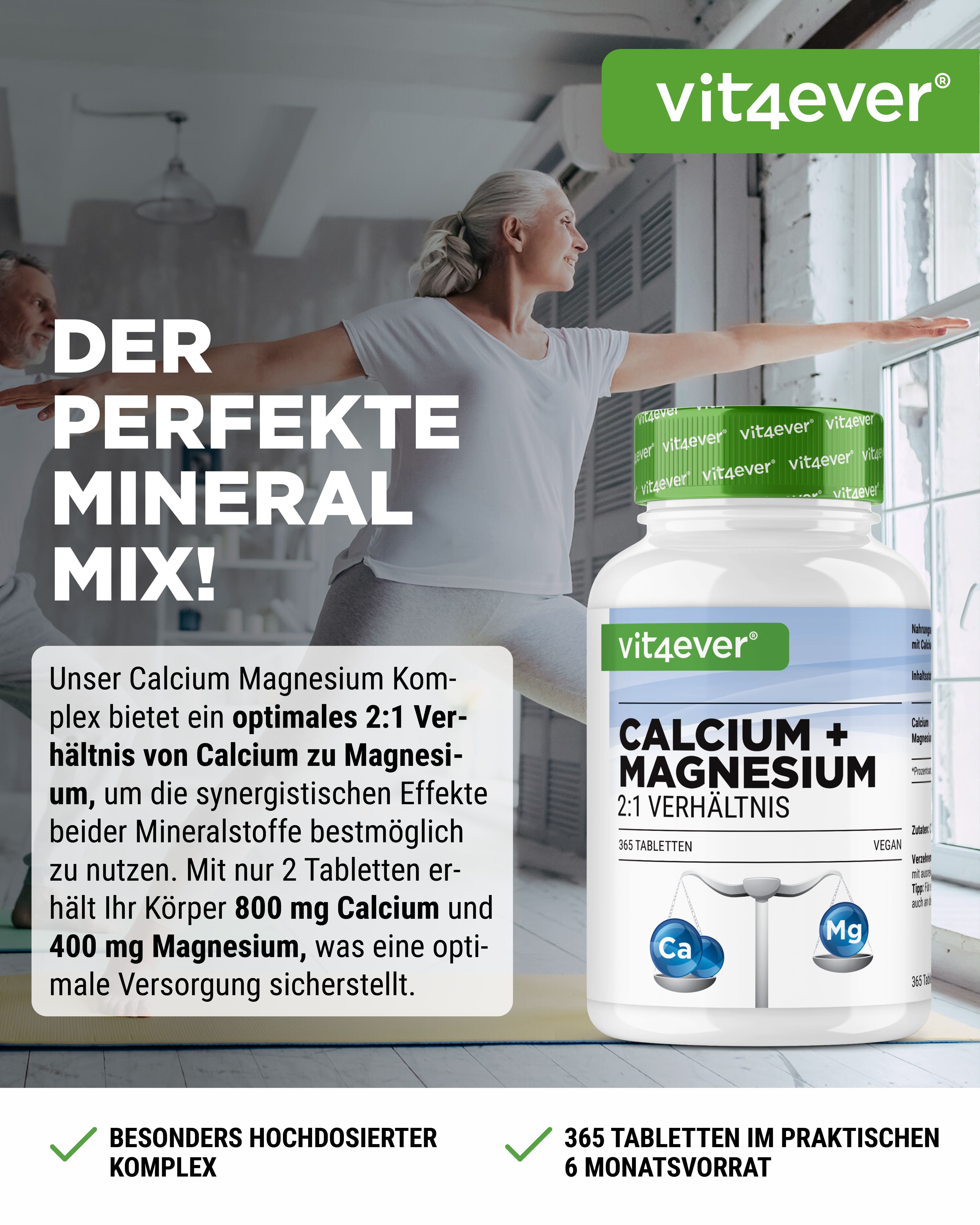 vit4ever Calcium + Magnesium