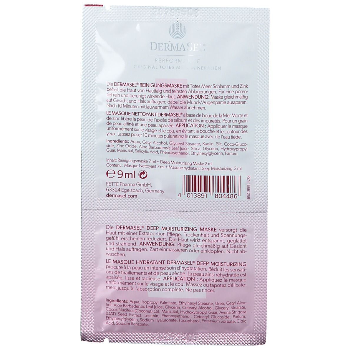 DermaSel® Performance Deep Moisturizing Pflegemaske