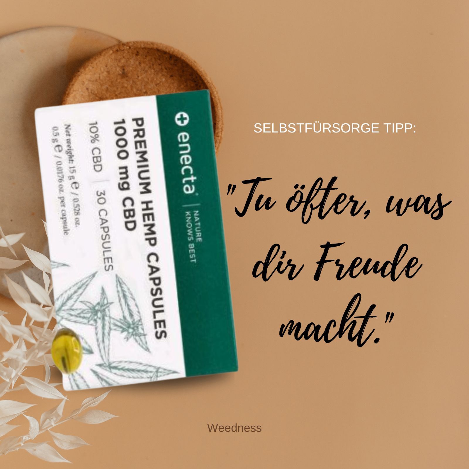 Weedness - CBD Öl Kapseln 10%