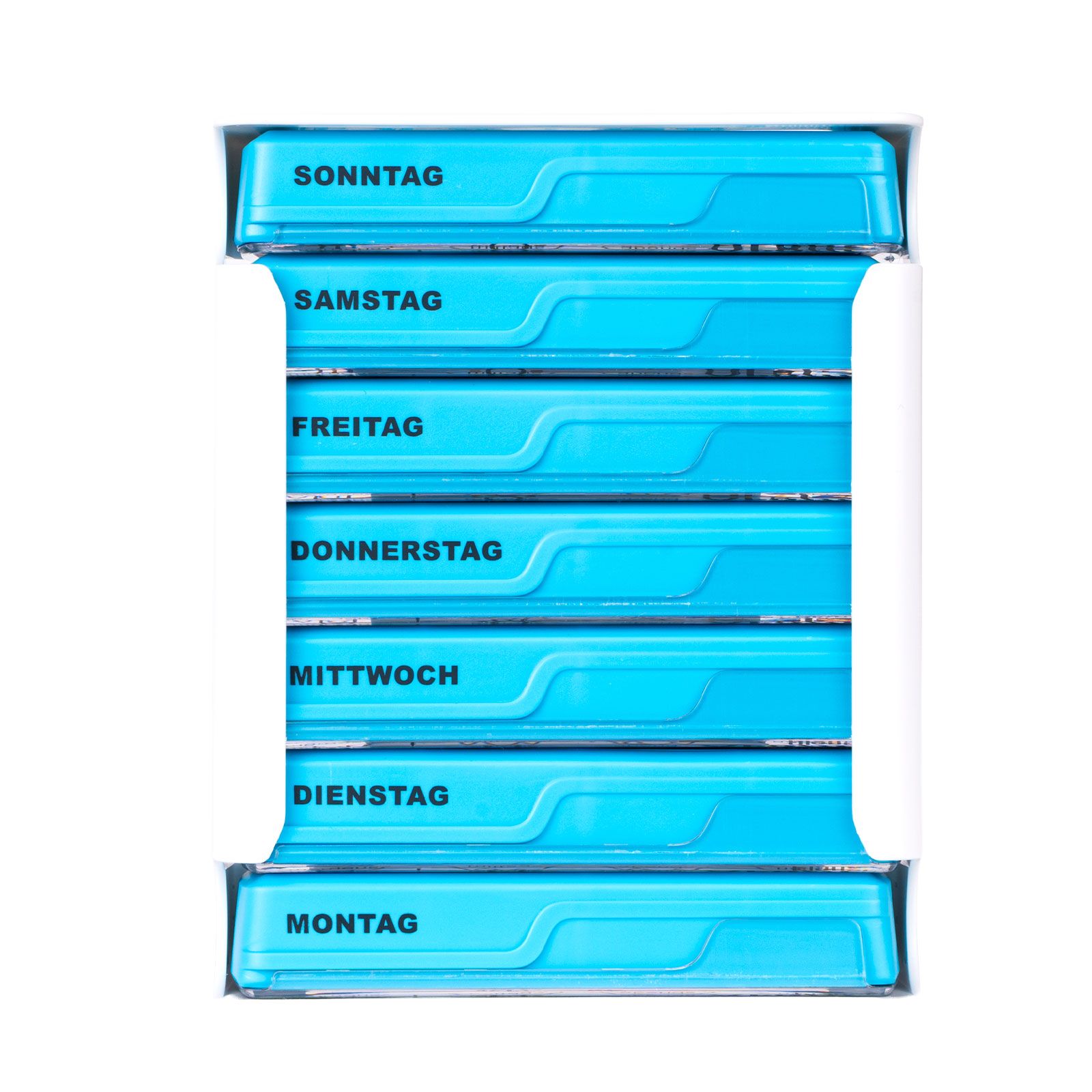 APOfit Wochendispenser 7 Dosierer Planer blau