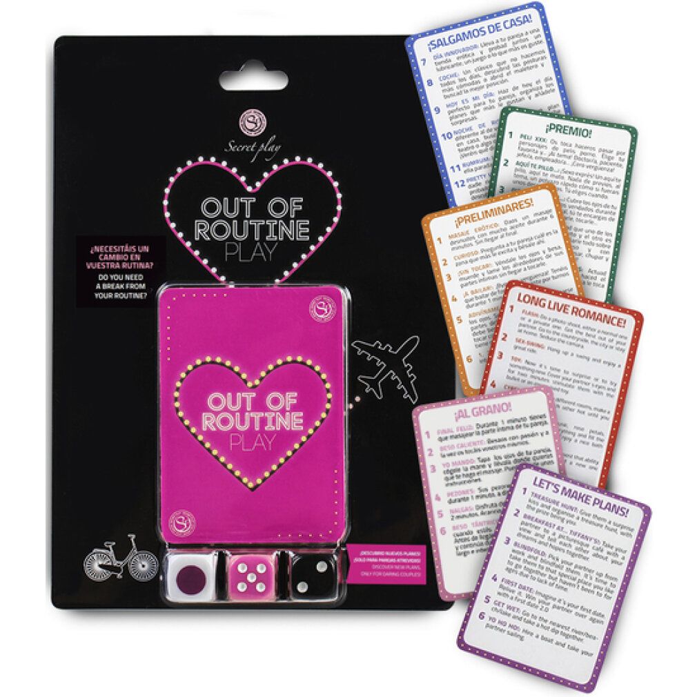 Secretplay game change your routine out of routine version es / en