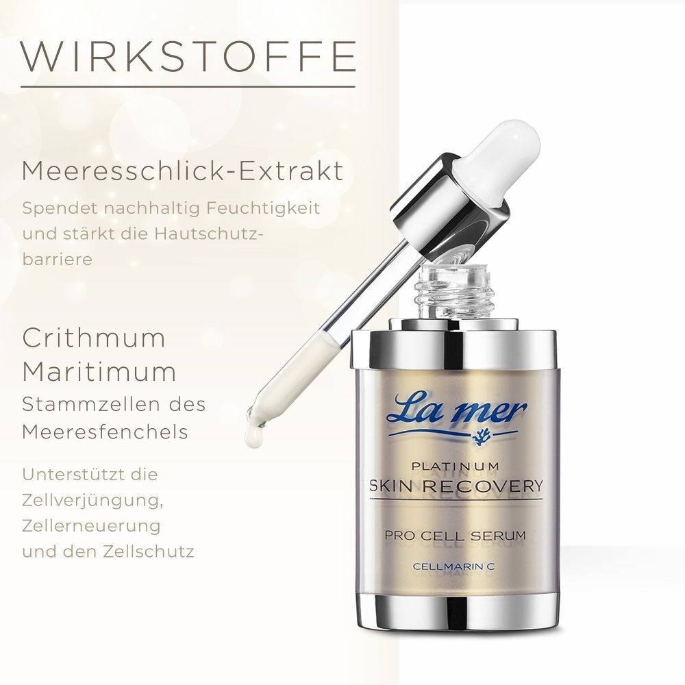 La mer PLATINUM Skin Recovery Pro Cell Serum mit Parfum