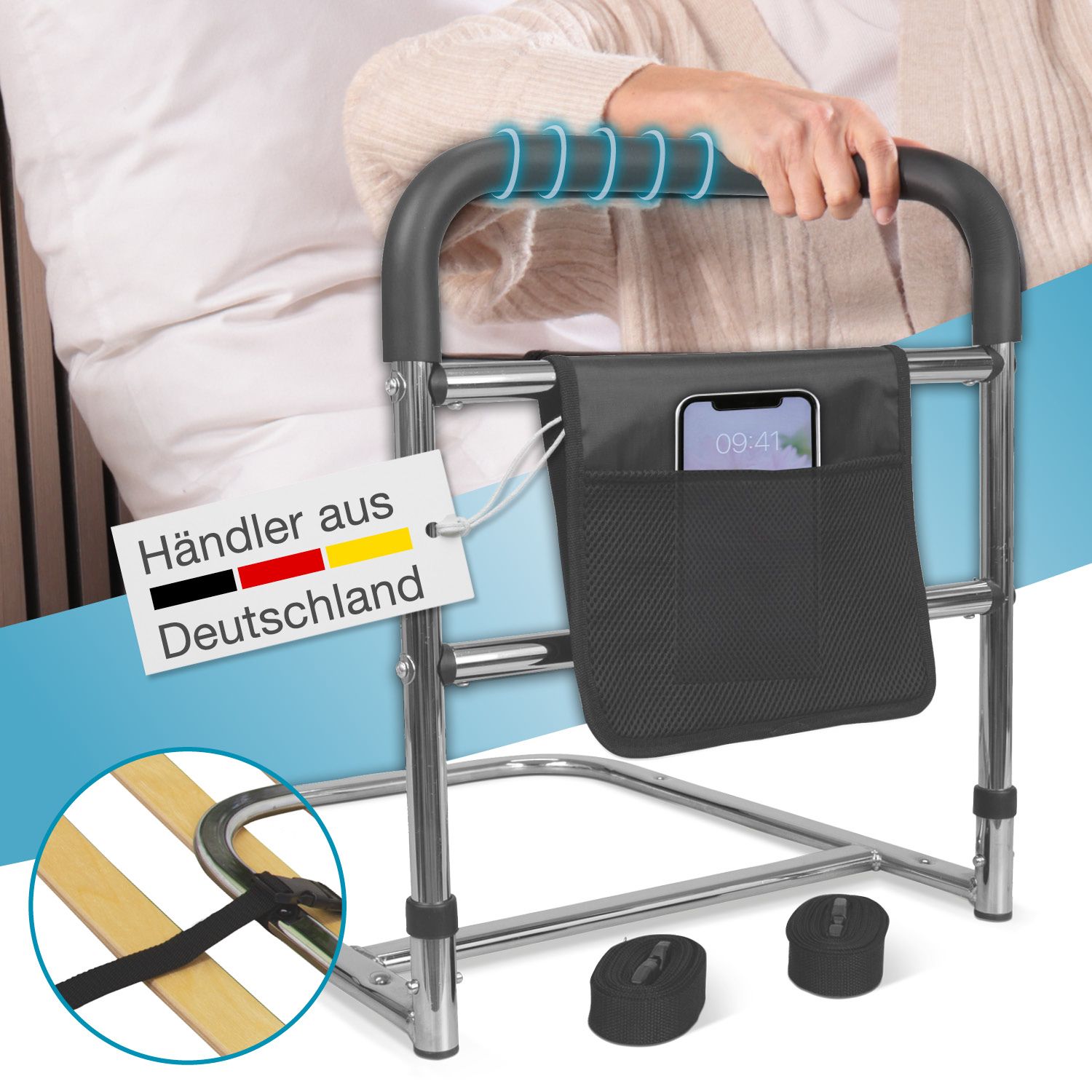 aktivshop Bettaufstehhilfe mit Tasche