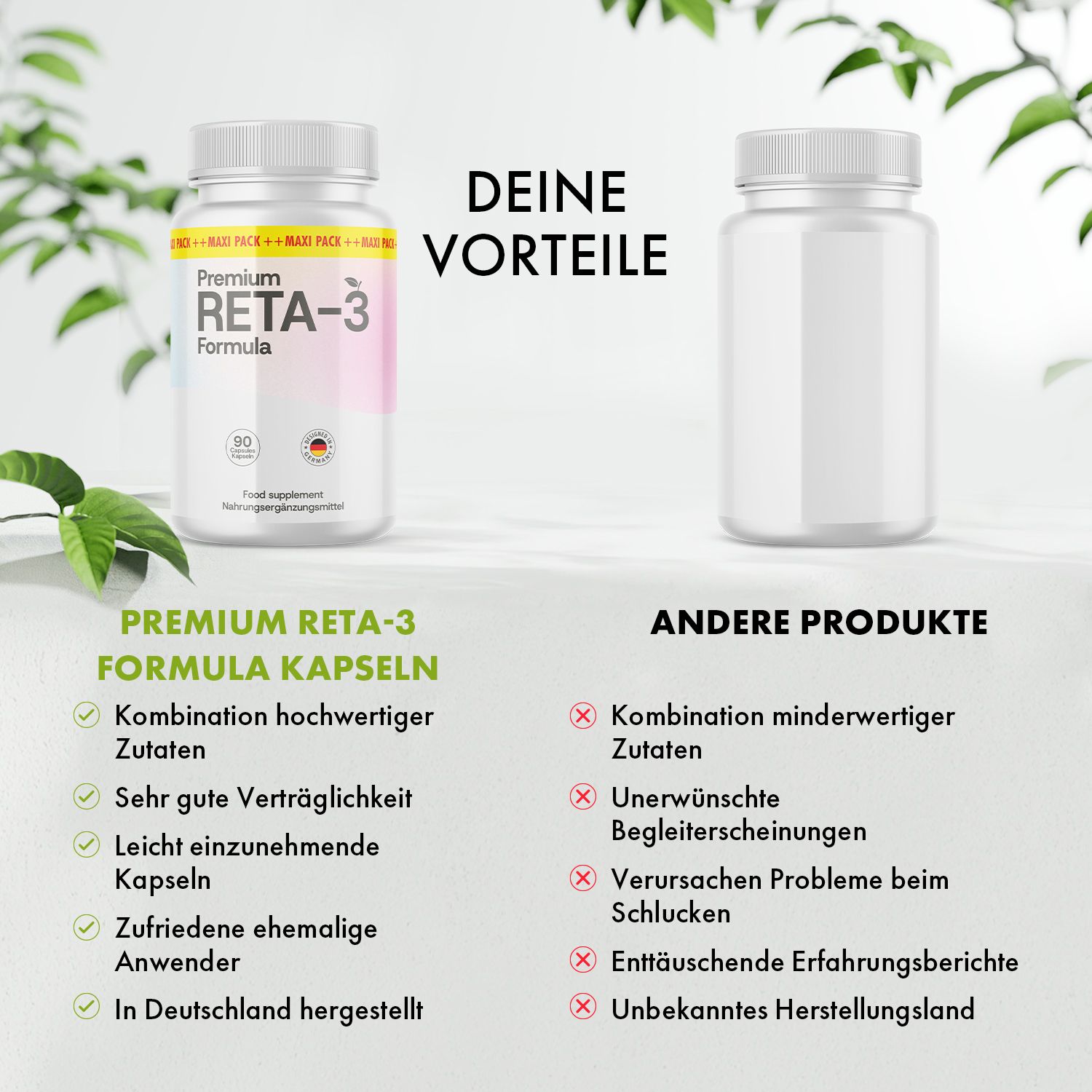 Premium Reta-3 Formula Kapseln