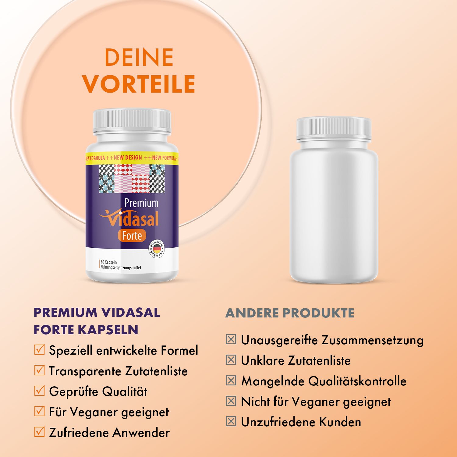Premium Vidasal Forte Kapseln