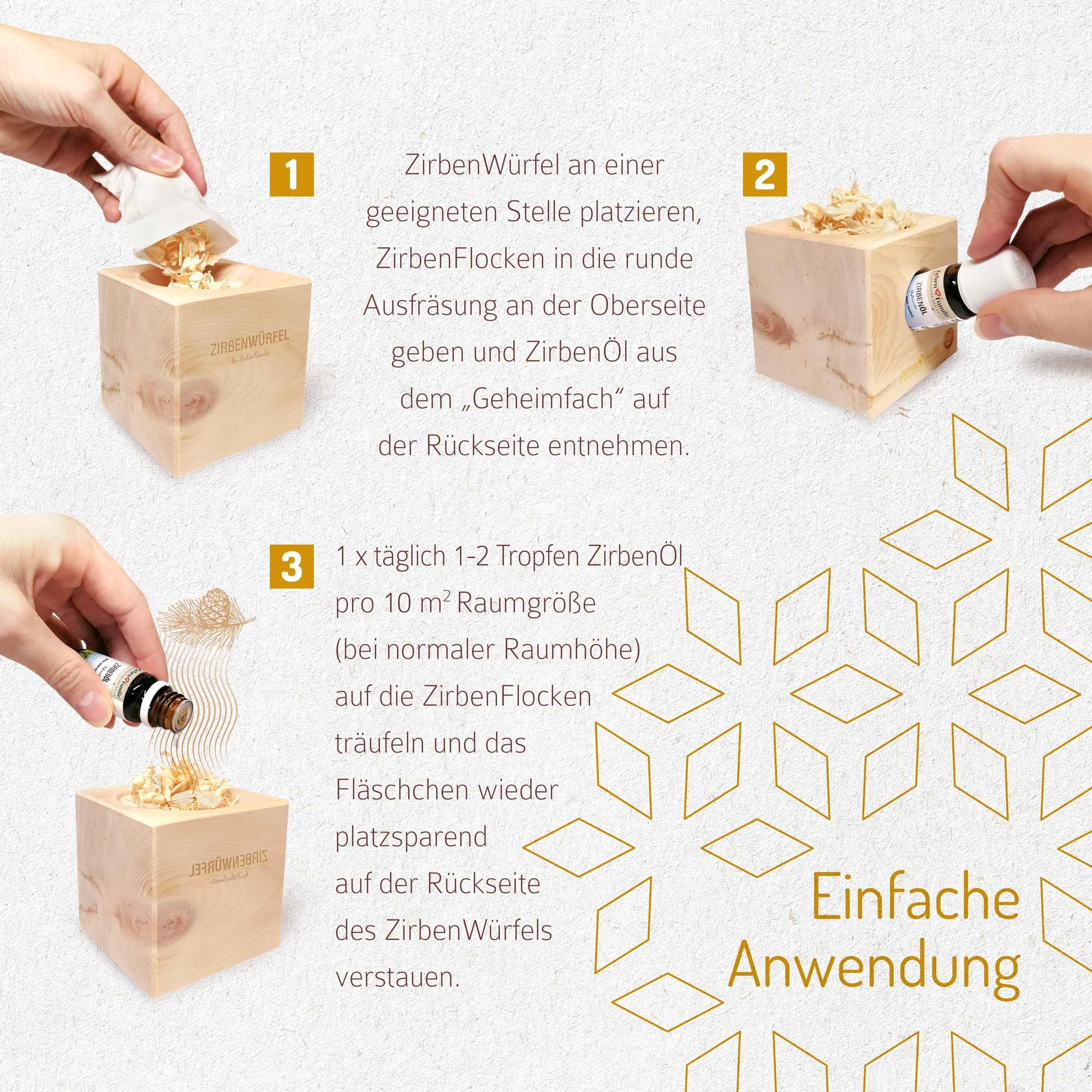 ZirbenFamilie "Gute Nacht Set"