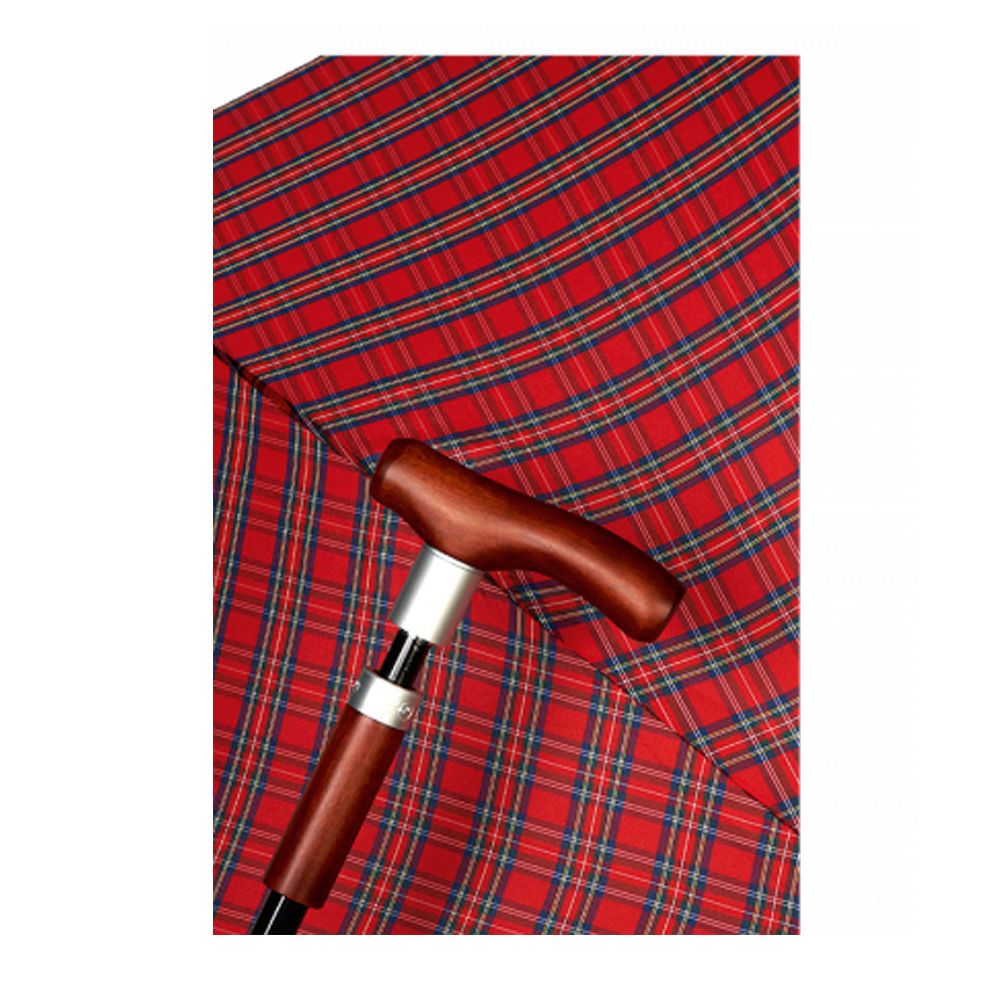 Gastrock Schirm-Stock Safebrella Duo Karo Rot-blau