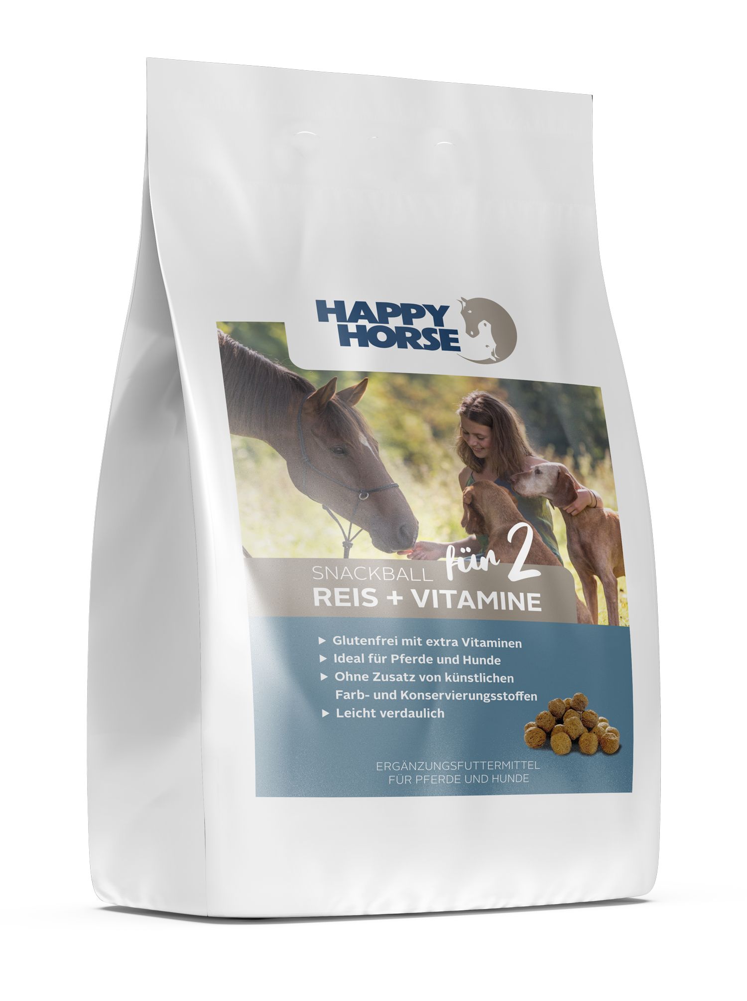 Happy Horse Aktion Snackballs für 2 - Reis + Vitamine