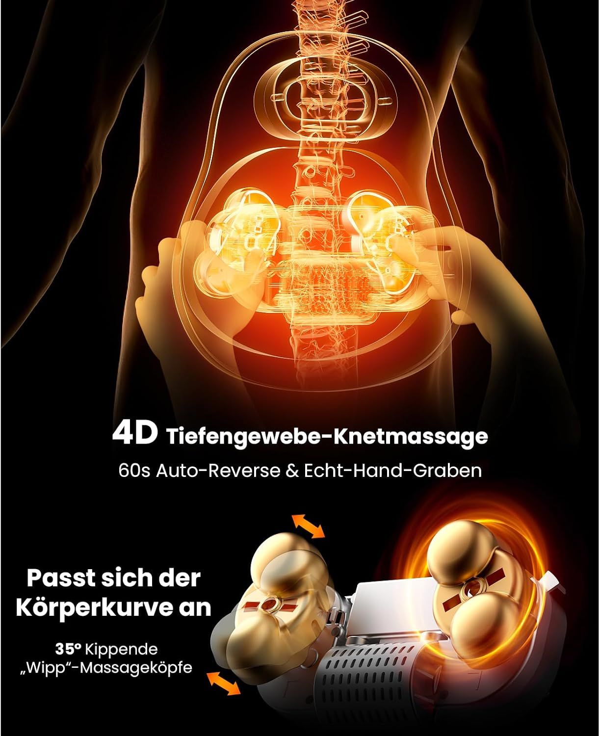 Frau hält atmungsaktives, hautfreundliches Mesh-Kissen für Komfort und Langlebigkeit.