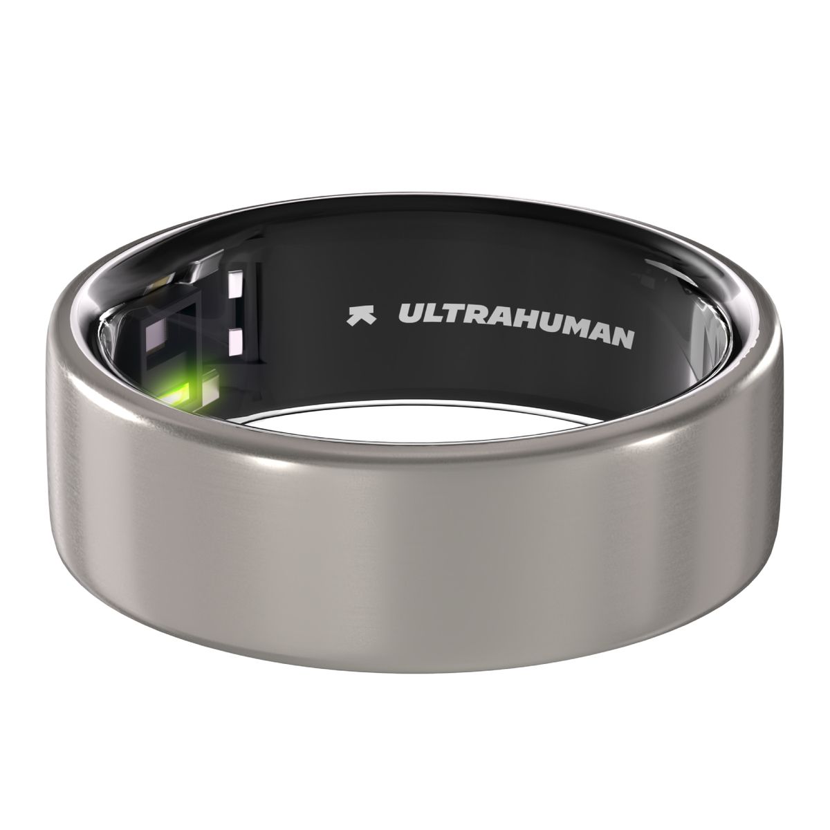 Ultrahuman AIR Smart Ring, Raw Titanium- Größe 14