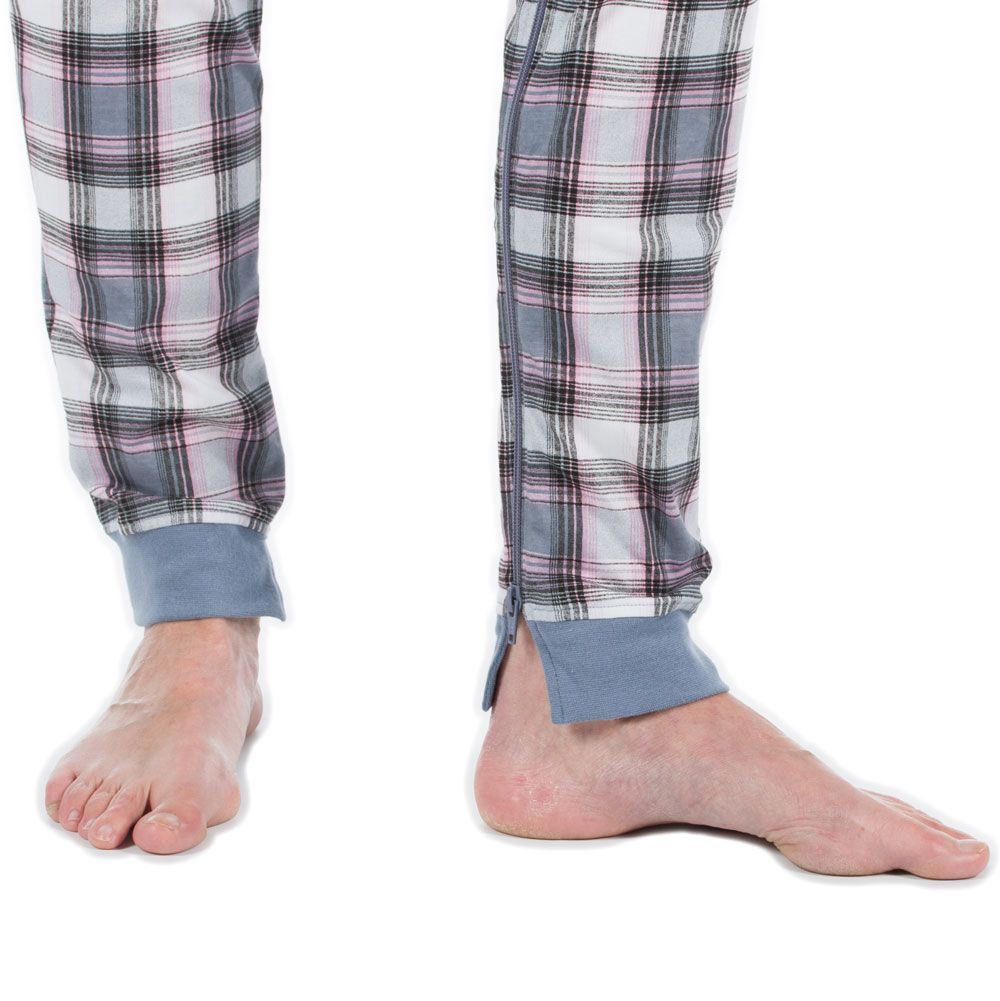 4Care Damen-Hansop-Overall lang 1081 mit Bein- und Rückenreißverschluss