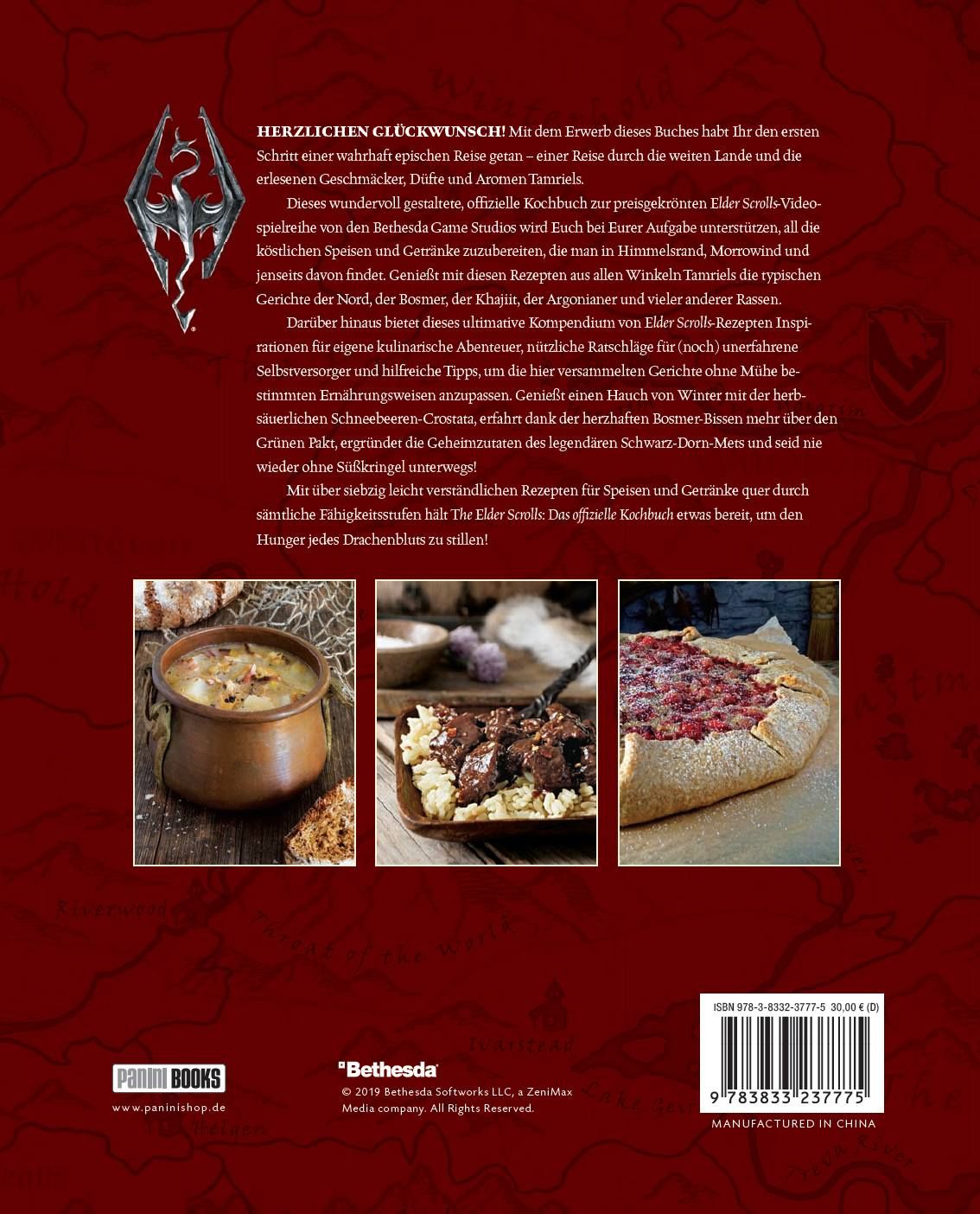 The Elder Scrolls: Das offizielle Kochbuch: Rezepte aus Himmelsrand, Morrowind und ganz Tamriel