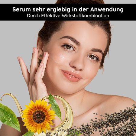 RAU Cosmetics Bakuchiol & Vitamin E Daily Care Serum - Anti-Age Tagespflege Konzentrat mit UV-Schutz