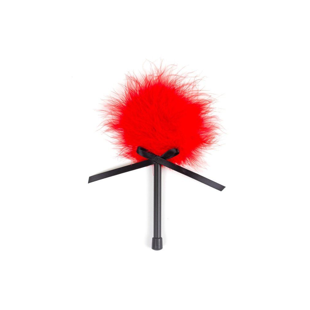 Secretplay red marabou duster
